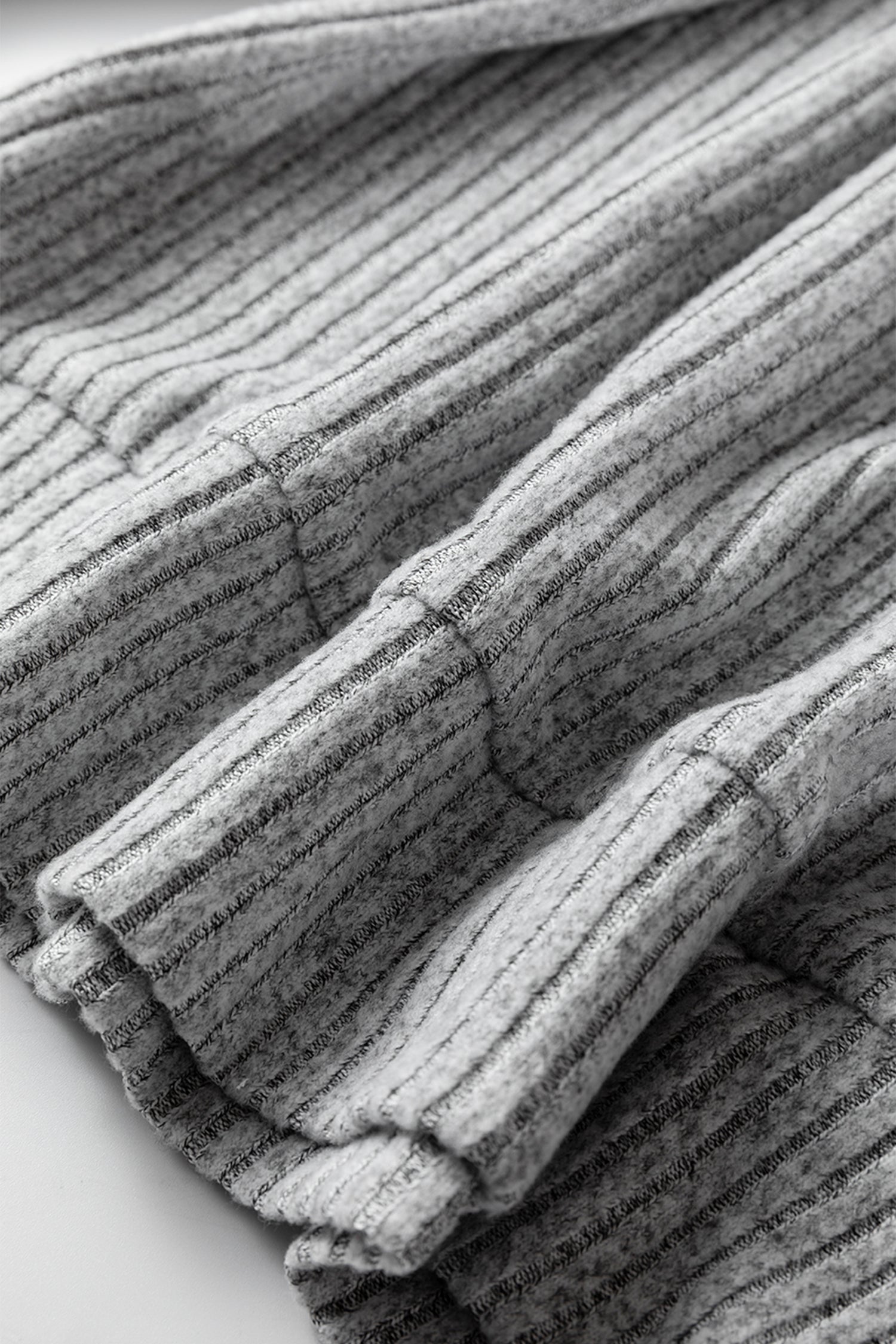 Gray Leopard Print Colorblock Patchwork Ribbed Knit Top-Tops/Long Sleeve Tops-[Adult]-[Female]-2022 Online Blue Zone Planet