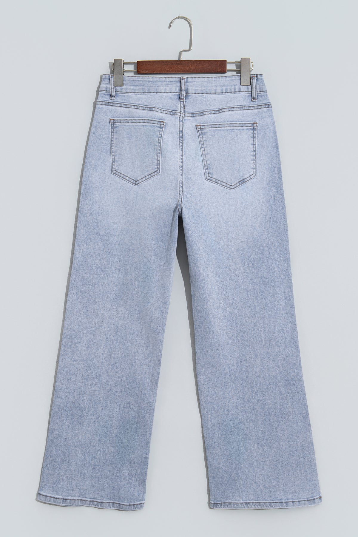 Beau Blue Sparkle Detail Western Casual Shift Jeans-Bottoms/Jeans-[Adult]-[Female]-2022 Online Blue Zone Planet