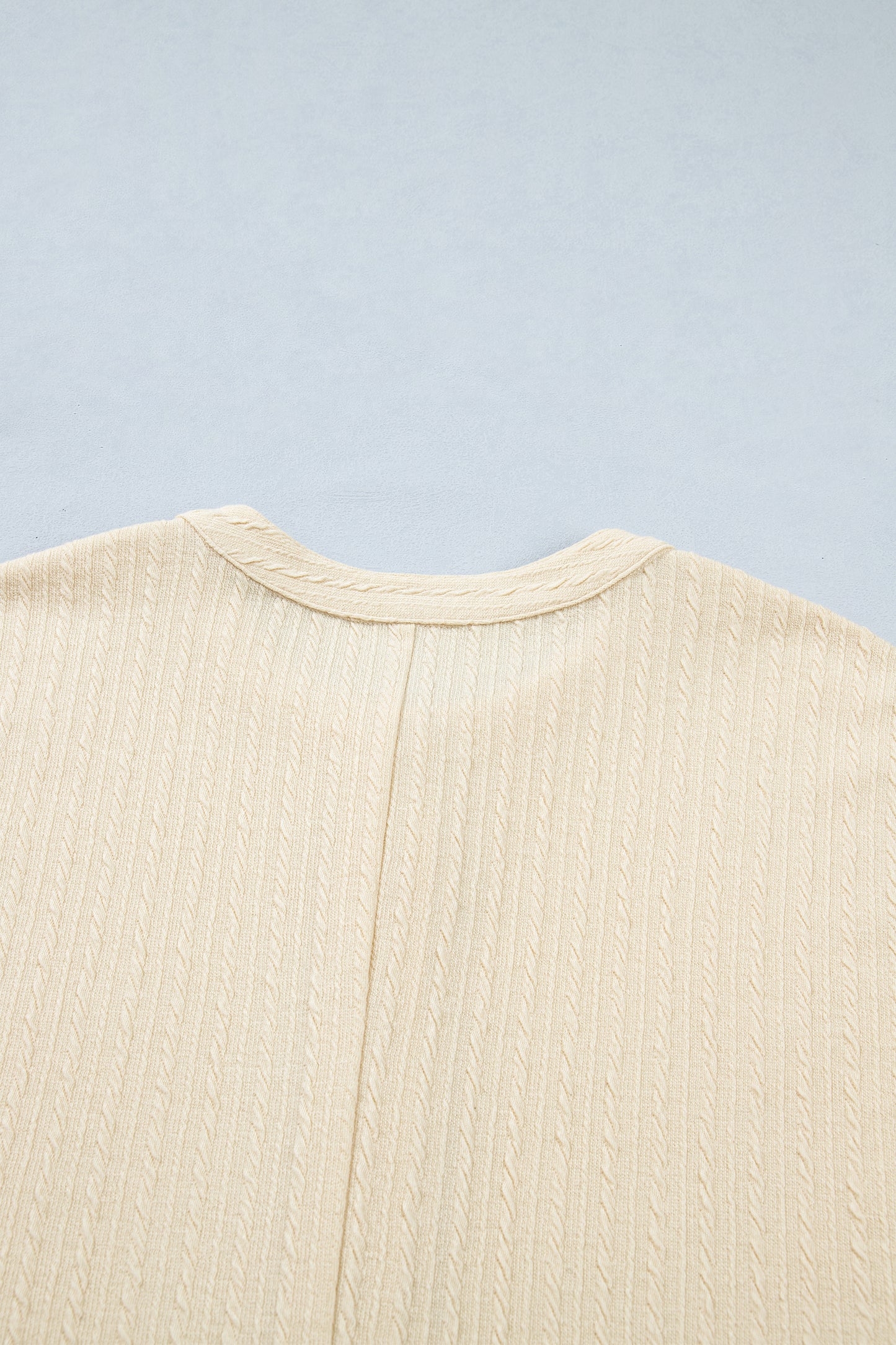 Jet Stream Half Buttons Ribbed Knit Wide Leg Jumpsuit-Bottoms/Jumpsuits & Rompers-[Adult]-[Female]-2022 Online Blue Zone Planet