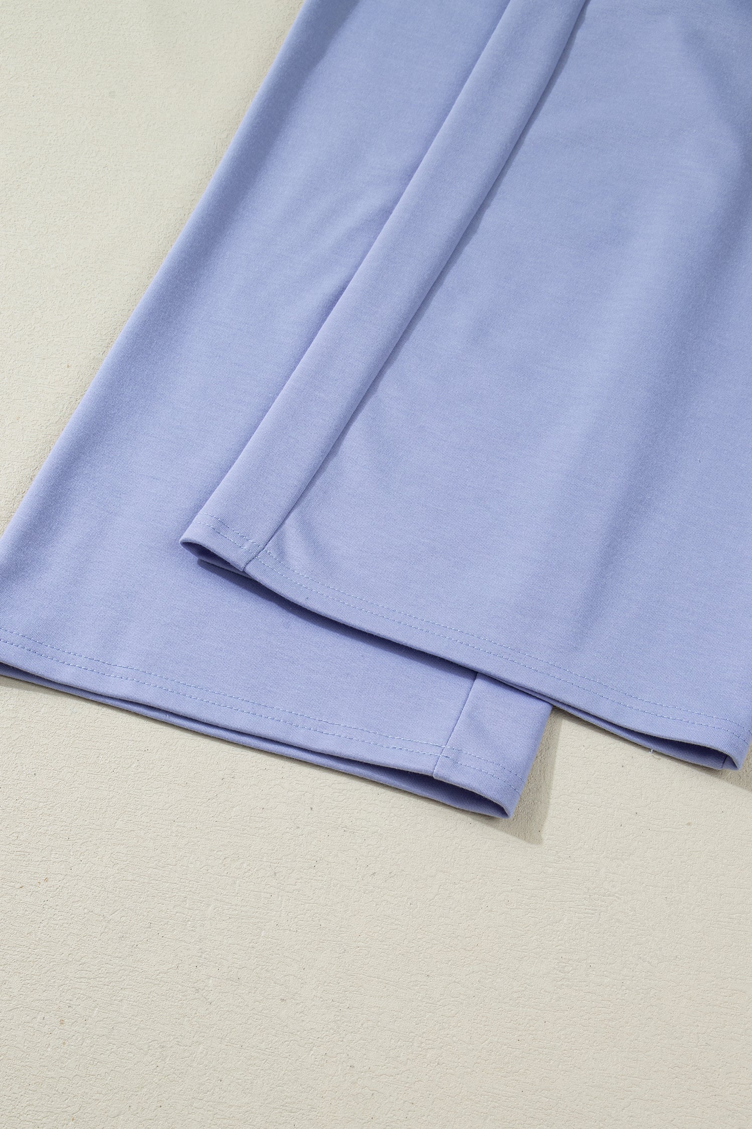 Beau Blue Flounce Long Sleeve Top Drawstring Pants Contrast Velvet Bow Knot 2pcs Lounge Set-Loungewear & Sleepwear/Loungewear-[Adult]-[Female]-2022 Online Blue Zone Planet