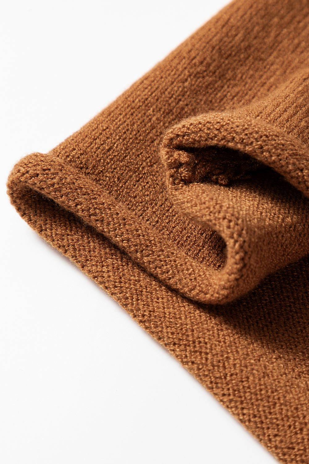 Straw Yellow Ribbed Detail Solid Color Mini Sweater Dress-TOPS / DRESSES-[Adult]-[Female]-2022 Online Blue Zone Planet