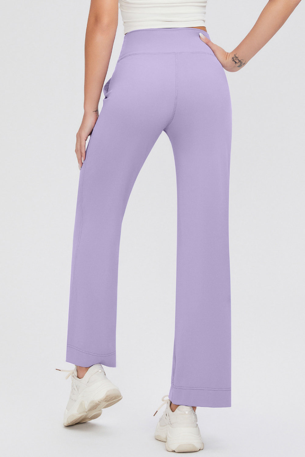 Basic Bae Full Size Drawstring High Waist Pants with Pockets-BOTTOMS SIZES SMALL MEDIUM LARGE-[Adult]-[Female]-2022 Online Blue Zone Planet