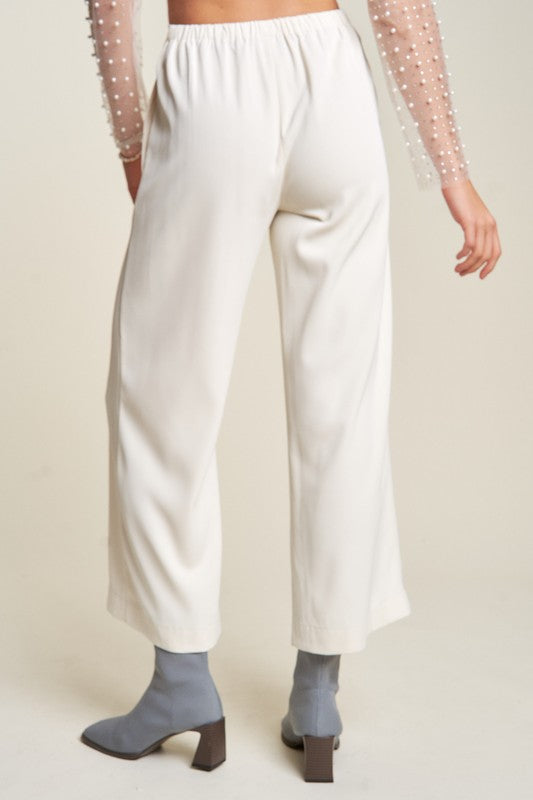 Davi & Dani Wide Leg Mid-Rise Pants-BOTTOM SIZES SMALL MEDIUM LARGE-[Adult]-[Female]-2022 Online Blue Zone Planet