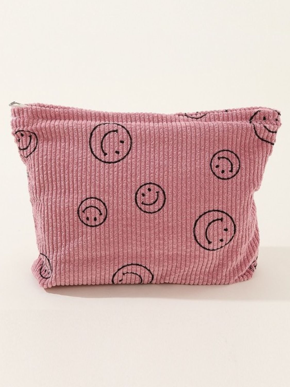 Blue Zone Planet | Zenana Corduroy Smile Clutch Bag-TOPS / DRESSES-[Adult]-[Female]-Dusty Pink-One Size-2022 Online Blue Zone Planet