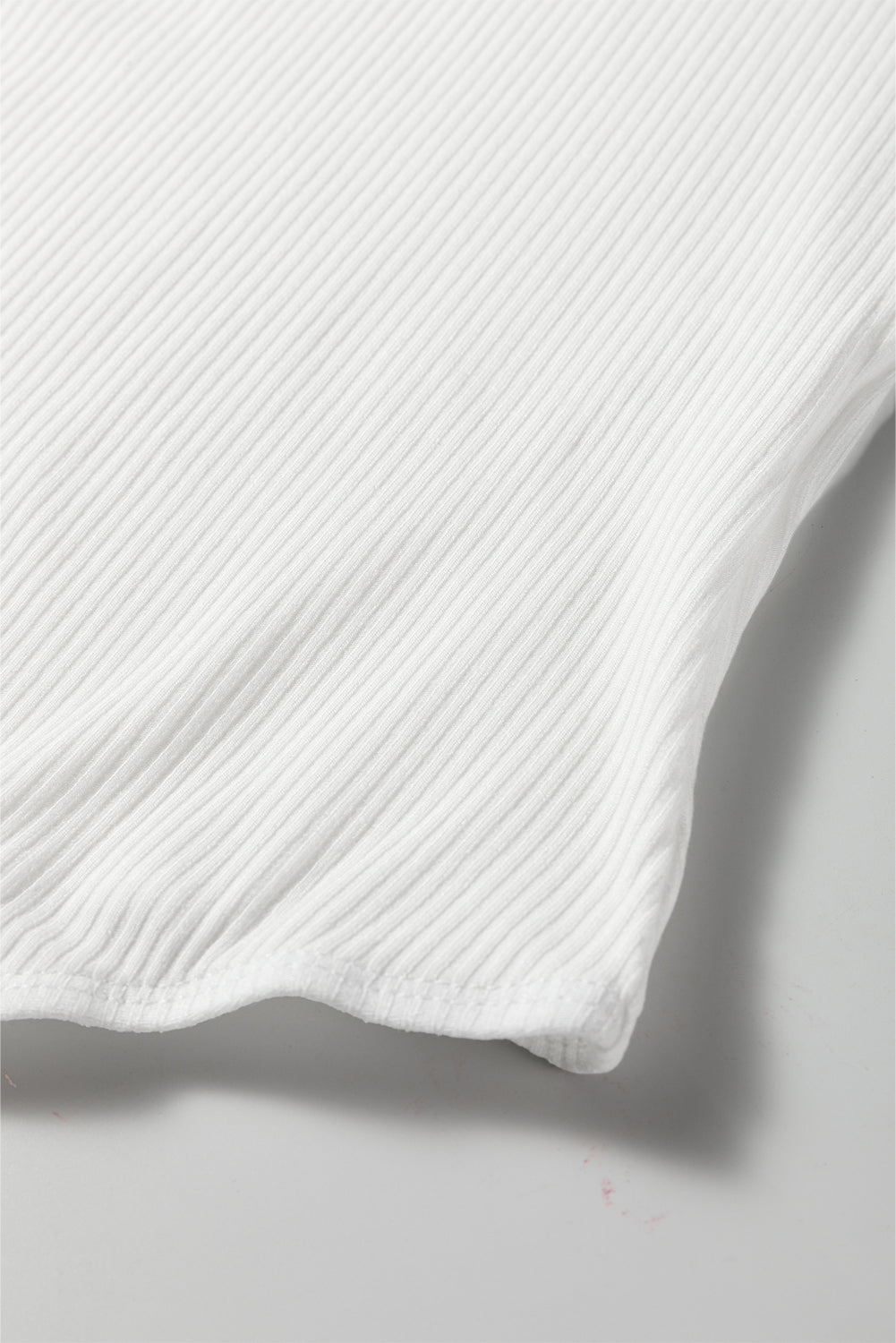 Mineral Red Ribbed Long Sleeve Crew Neck Solid Color Bodysuit-Tops/Bodysuits-[Adult]-[Female]-2022 Online Blue Zone Planet