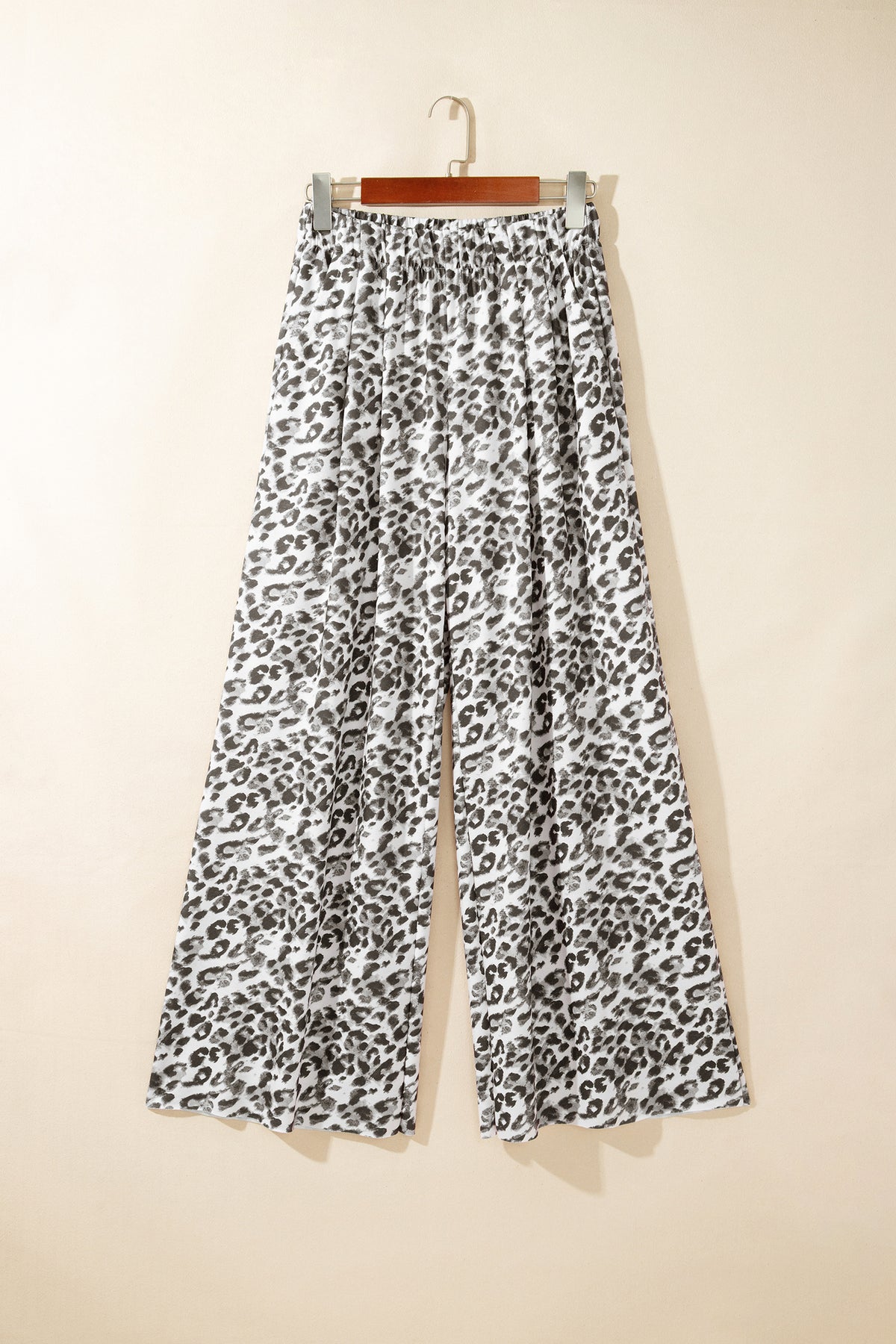 Multicolour Leopard Print Wide Leg Full Length Pants-Bottoms/Pants & Culotte-[Adult]-[Female]-2022 Online Blue Zone Planet