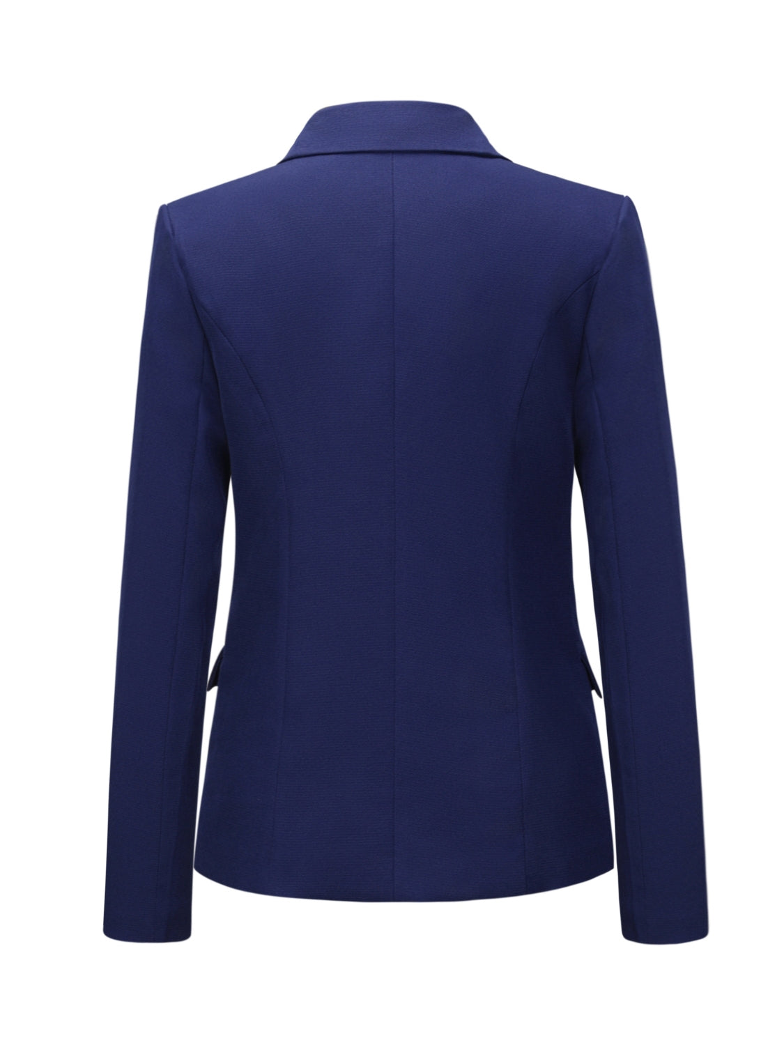 Lapel Collar Long Sleeve Blazer-TOPS / DRESSES-[Adult]-[Female]-2022 Online Blue Zone Planet