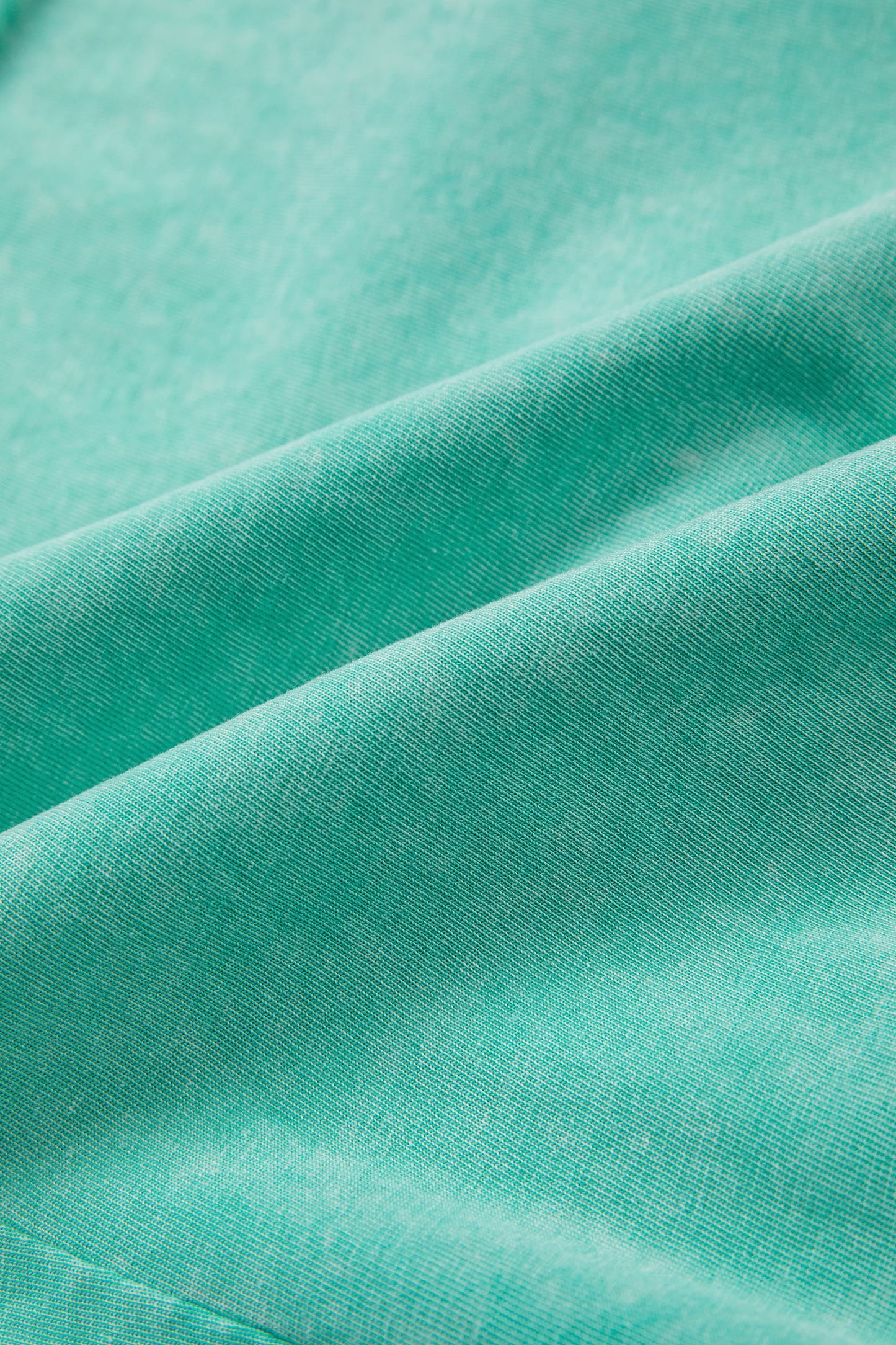 Sea Green Mineral Washed Drawstring Elastic Waist Raw Cut Shorts-Bottoms/Casual Shorts-[Adult]-[Female]-2022 Online Blue Zone Planet