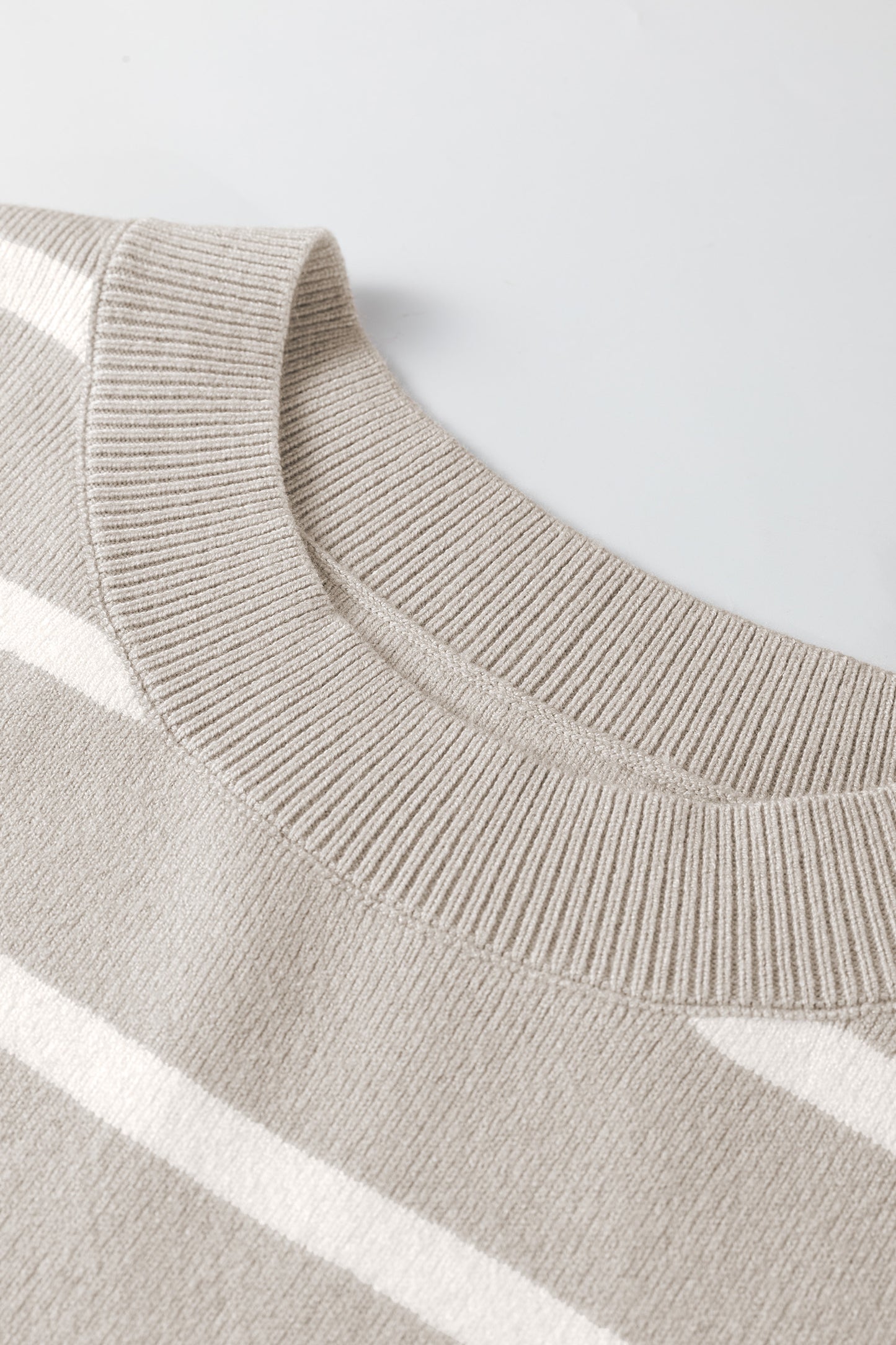 Parchment Side Slits Crewneck Short Sleeve Sweater Tee-TOPS / DRESSES-[Adult]-[Female]-2022 Online Blue Zone Planet