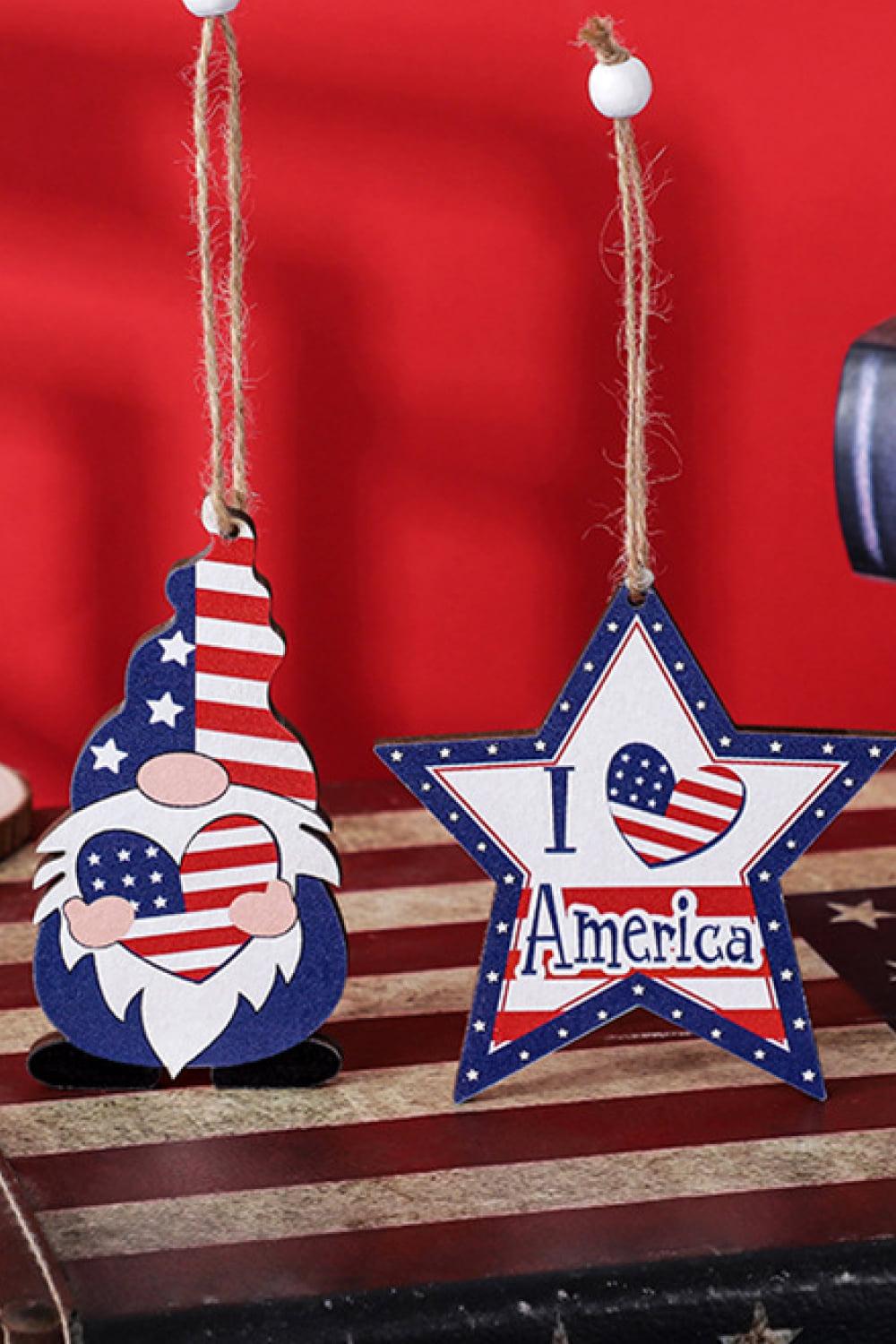 7-Piece Independence Day Hanging Ornaments BLUE ZONE PLANET