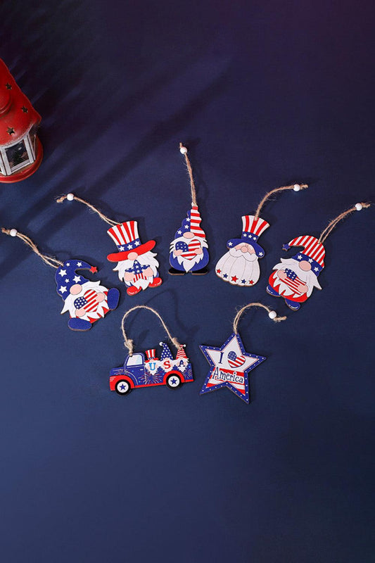 7-Piece Independence Day Hanging Ornaments BLUE ZONE PLANET