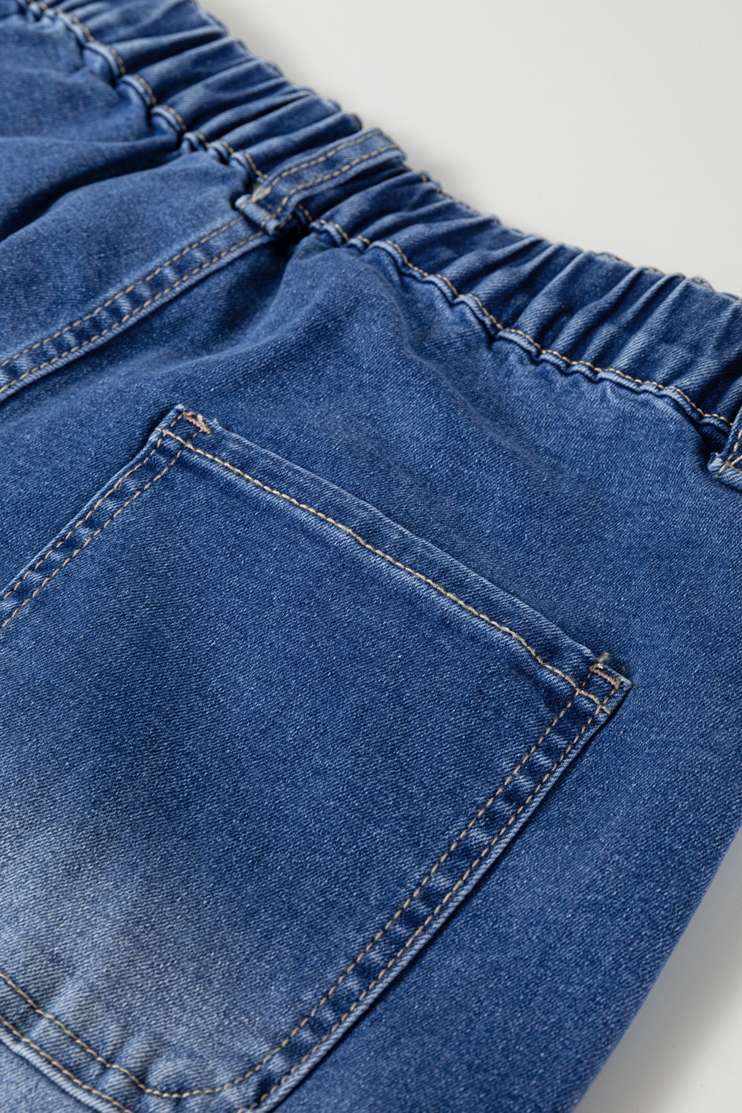 Blue 4 Buttons Front Tapered Casual Loose Fit Jeans-Bottoms/Jeans-[Adult]-[Female]-2022 Online Blue Zone Planet