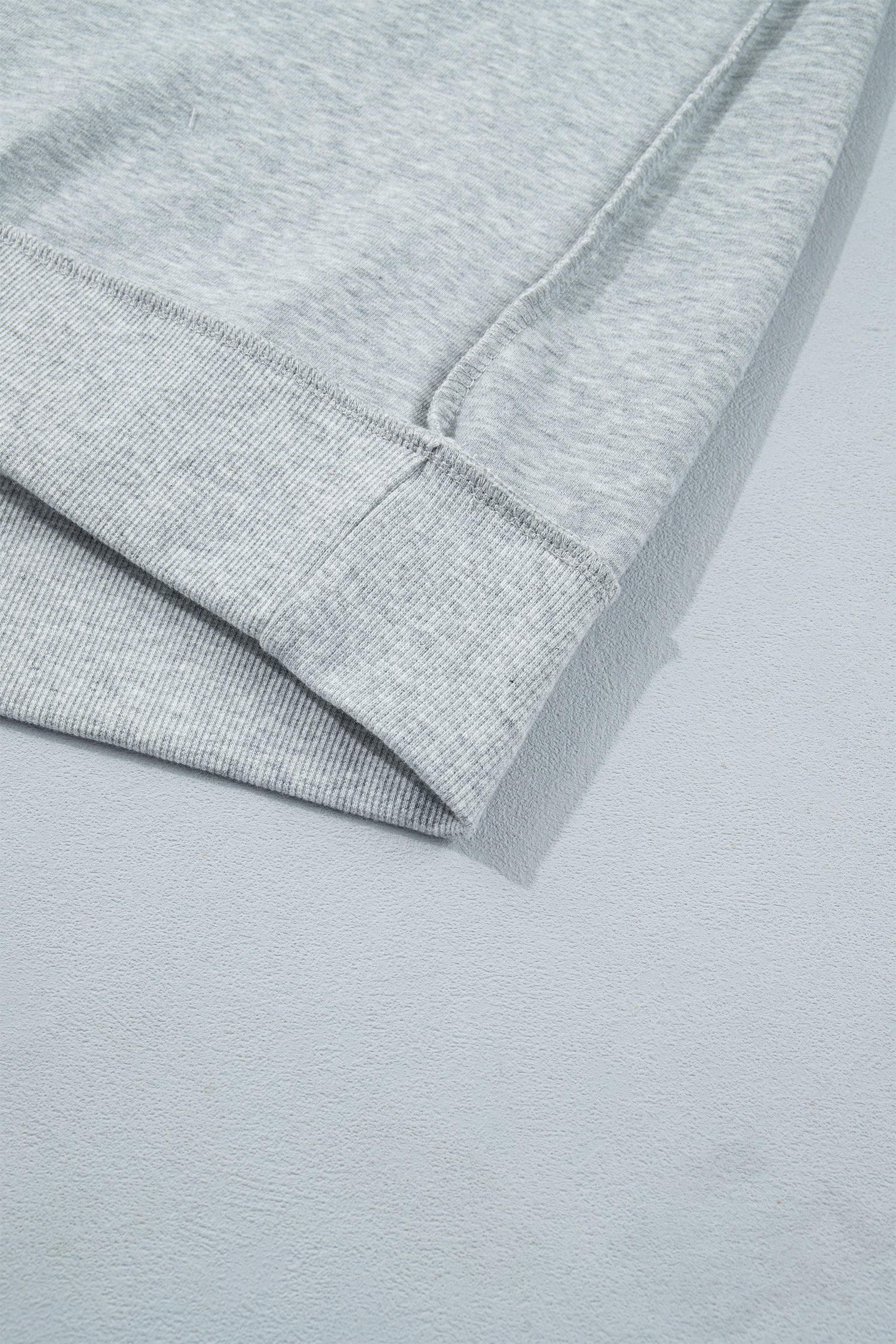 Light Grey Exposed Seam Mock Neck Letter Embroidered Loose Sweatshirt-Tops/Sweatshirts & Hoodies-[Adult]-[Female]-2022 Online Blue Zone Planet
