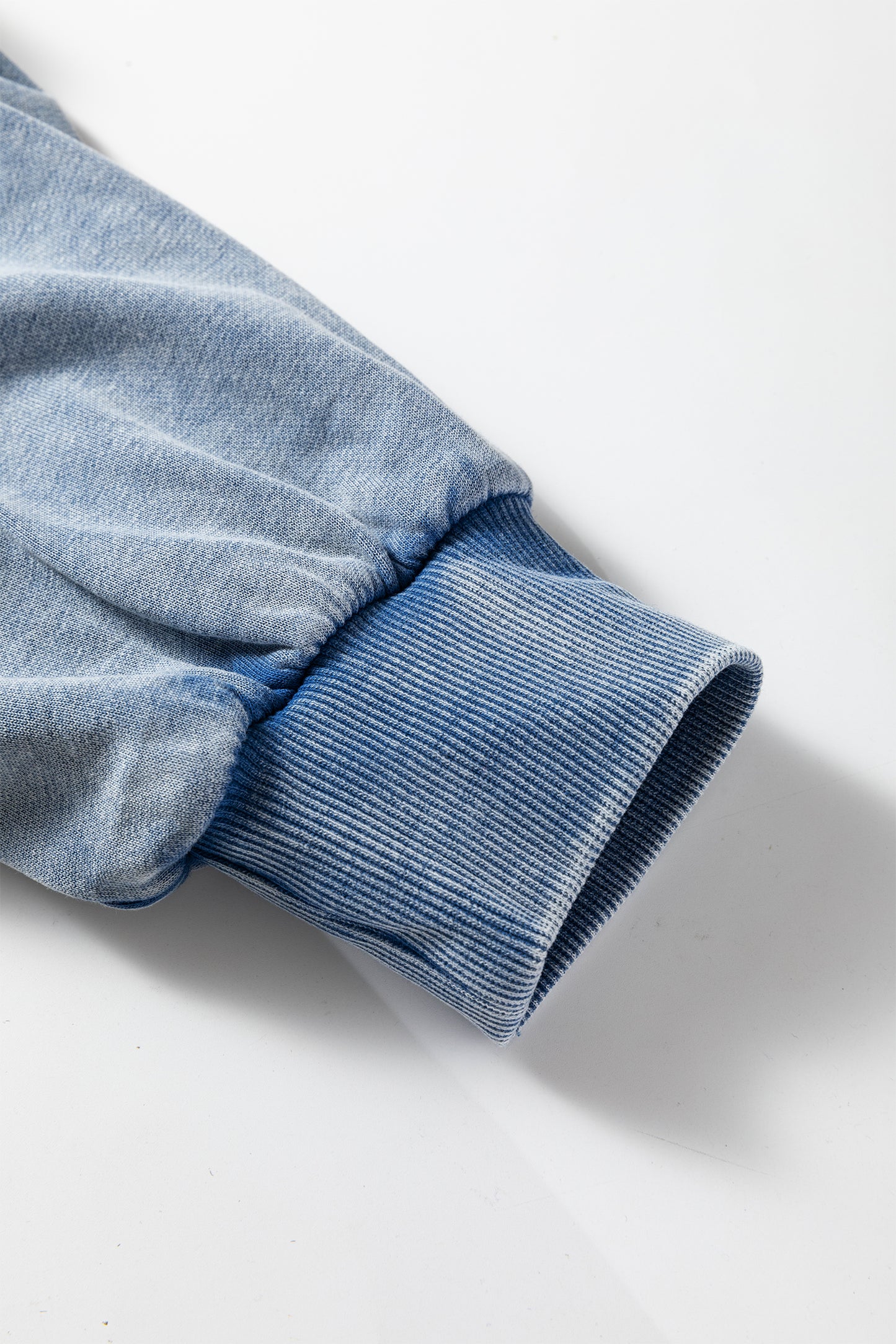 Ashleigh Blue Half Zip Kangaroo Pocket Mineral Wash Baggy Hoodie-Tops / Dresses-[Adult]-[Female]-2022 Online Blue Zone Planet