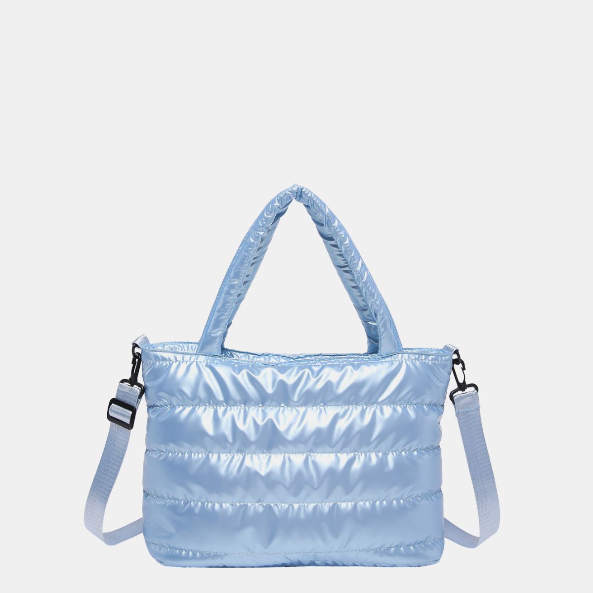 Blue Zone Planet | PU Leather Detachable Strap Crossbody Bag-HANDBAGS-[Adult]-[Female]-Mint Blue-One Size-2022 Online Blue Zone Planet