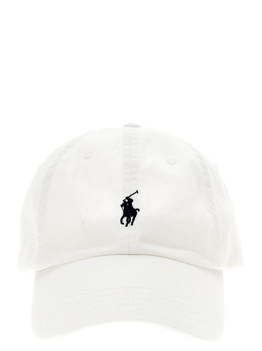 Polo Ralph Lauren Logo Embroidery Cap-Scarves Hats & Gloves-[Adult]-[Female]-UNI-White-2022 Online Blue Zone Planet