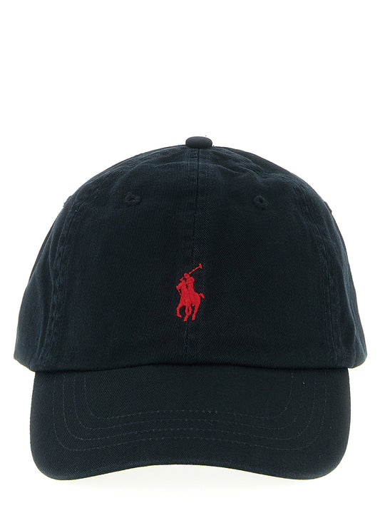Polo Ralph Lauren Logo Embroidery Cap-Scarves Hats & Gloves-[Adult]-[Female]-UNI-Black-2022 Online Blue Zone Planet