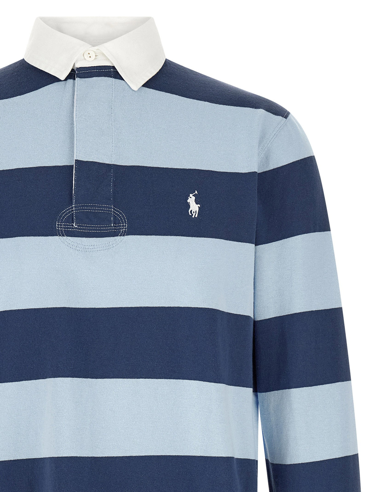 Polo Ralph Lauren Liconica Maglia Da Rugby Polo Shirt-Shirts-[Adult]-[Female]-2022 Online Blue Zone Planet