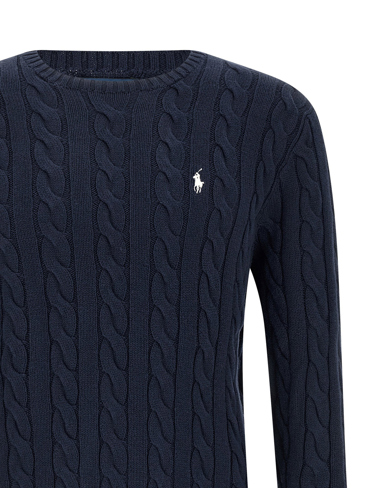 Polo Ralph Lauren Cotton Braided Sweater-TOPS / DRESSES-[Adult]-[Female]-2022 Online Blue Zone Planet