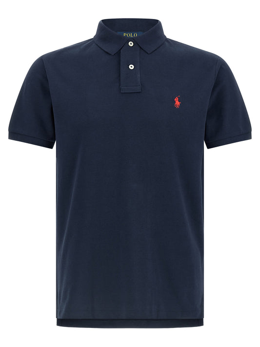 Polo Ralph Lauren Logo Embroidery Polo Shirt-Shirts-[Adult]-[Female]-2022 Online Blue Zone Planet