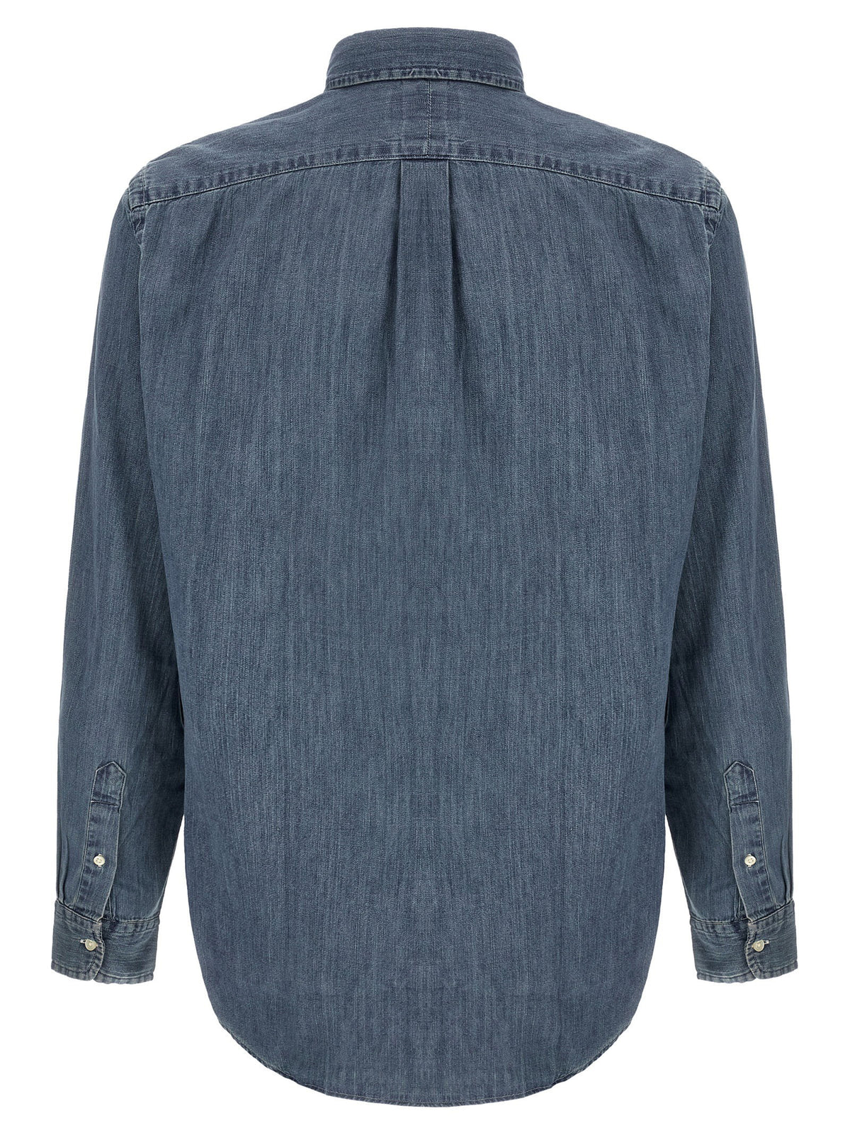 Polo Ralph Lauren Denim Shirt-Shirts-[Adult]-[Female]-2022 Online Blue Zone Planet