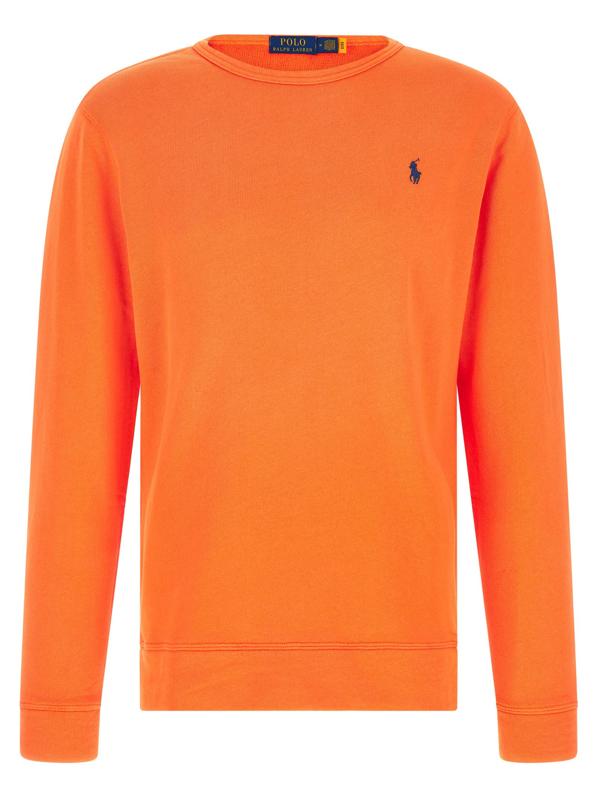 Polo Ralph Lauren Loopback Cotton Sweatshirt-Topwear-[Adult]-[Female]-XL-Orange-2022 Online Blue Zone Planet