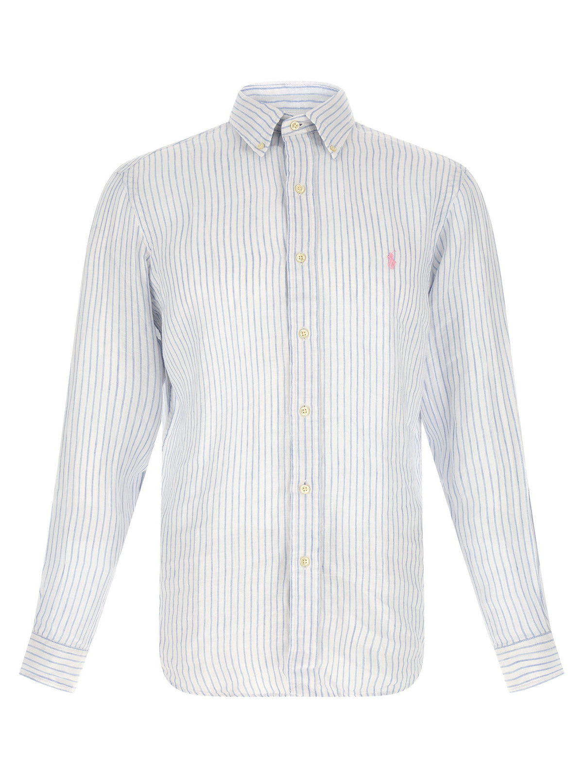 Polo Ralph Lauren Striped Shirt-Shirts-[Adult]-[Female]-L-Light blue-2022 Online Blue Zone Planet