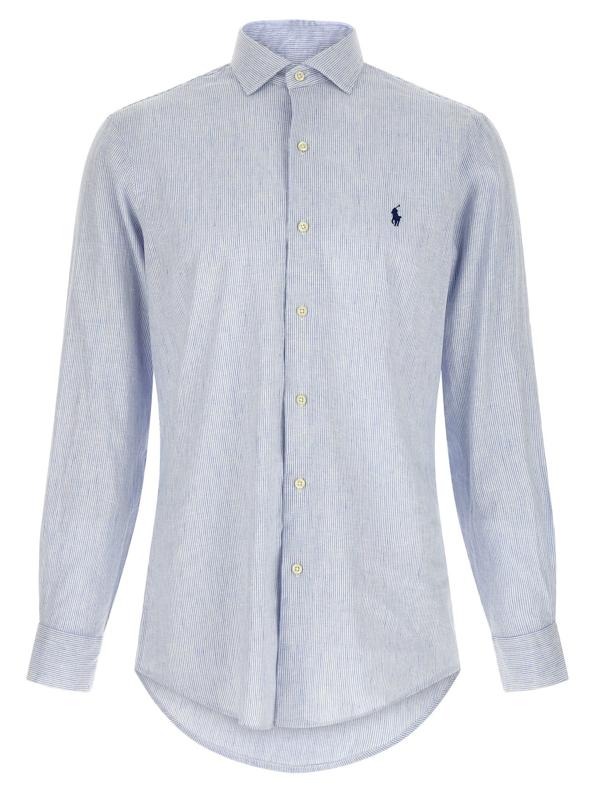 Polo Ralph Lauren Linen Cotton Shirt-Shirts-[Adult]-[Female]-XXL-Light blue-2022 Online Blue Zone Planet