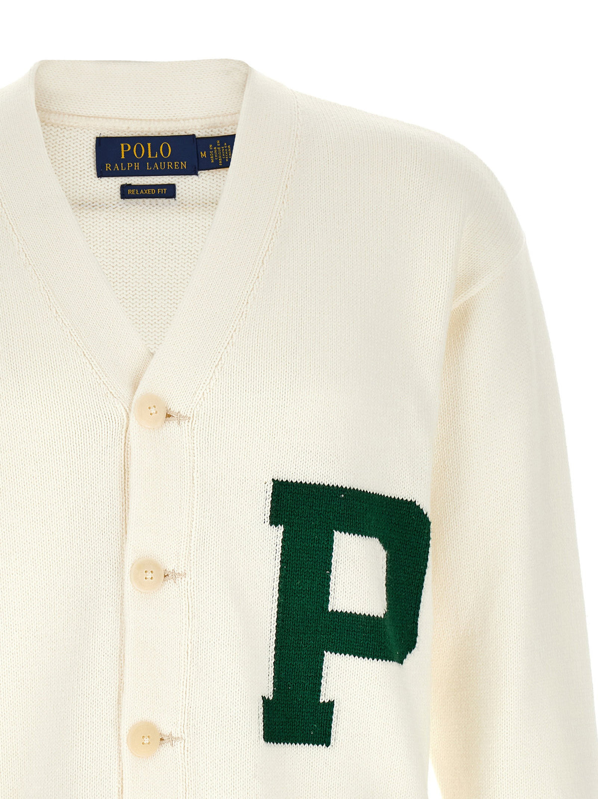 Polo Ralph Lauren Letter Intarsia Cardigan-Topwear-[Adult]-[Female]-2022 Online Blue Zone Planet