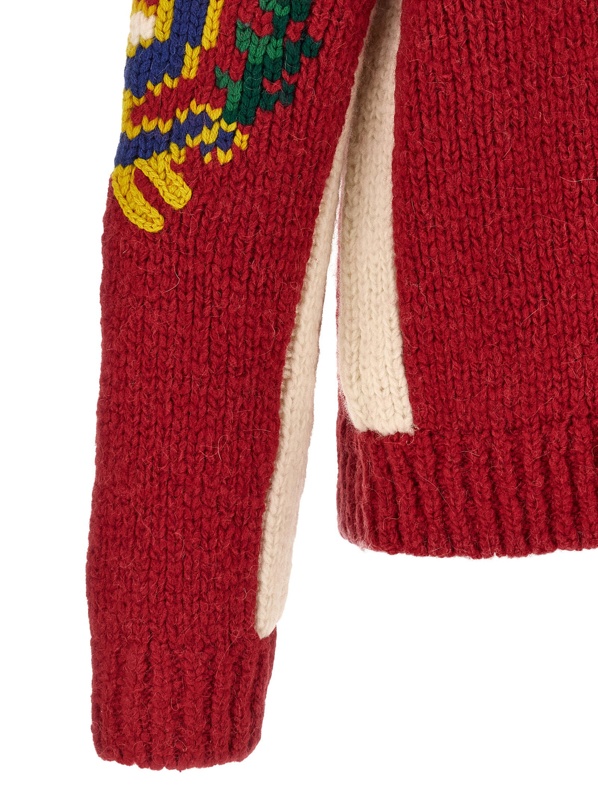 Polo Ralph Lauren Red Polo Collar Sweater-Topwear-[Adult]-[Female]-2022 Online Blue Zone Planet