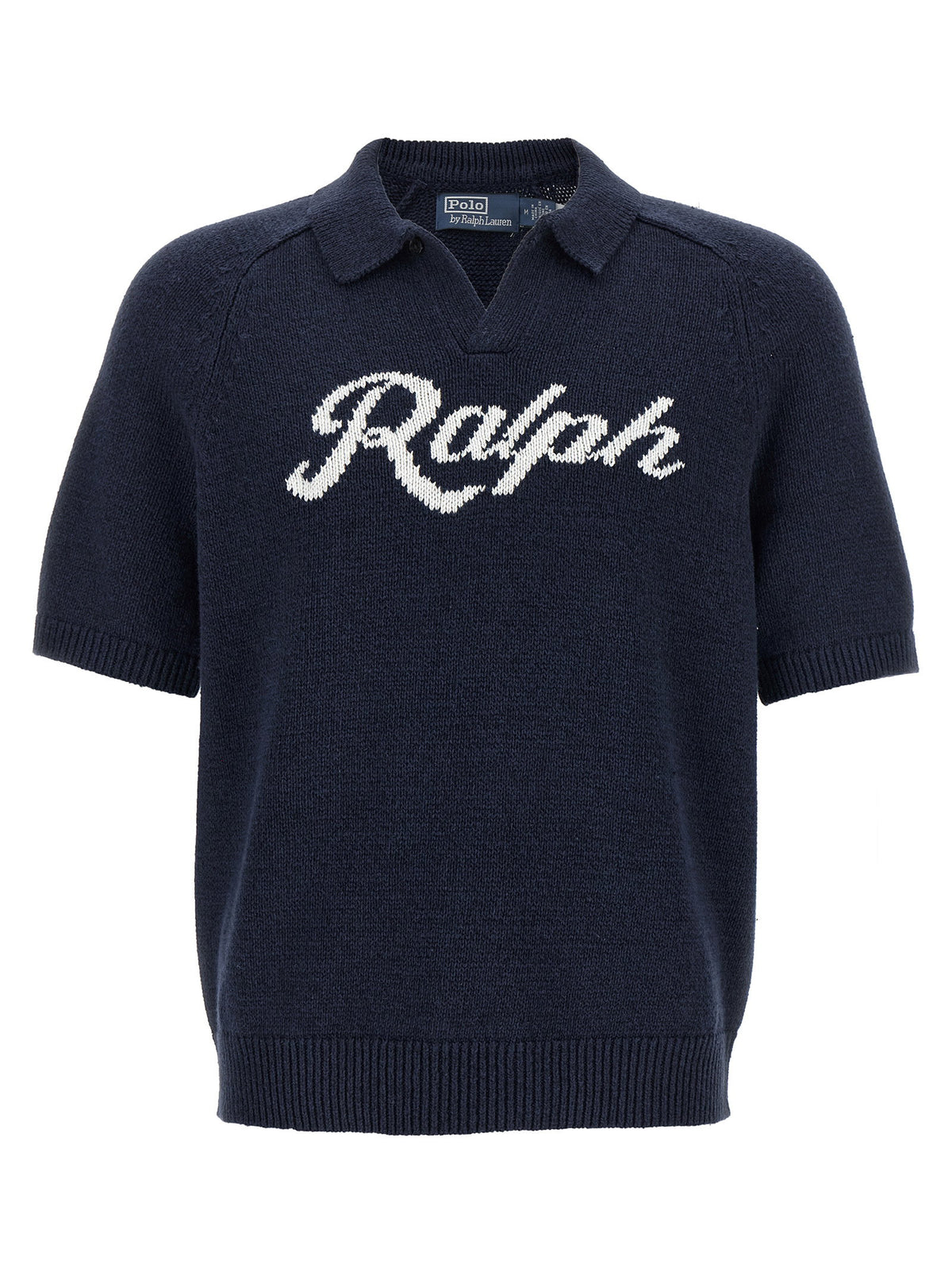 Polo Ralph Lauren Intarsia Logo Sweater-TOPS / DRESSES-[Adult]-[Female]-L-Blue-2022 Online Blue Zone Planet