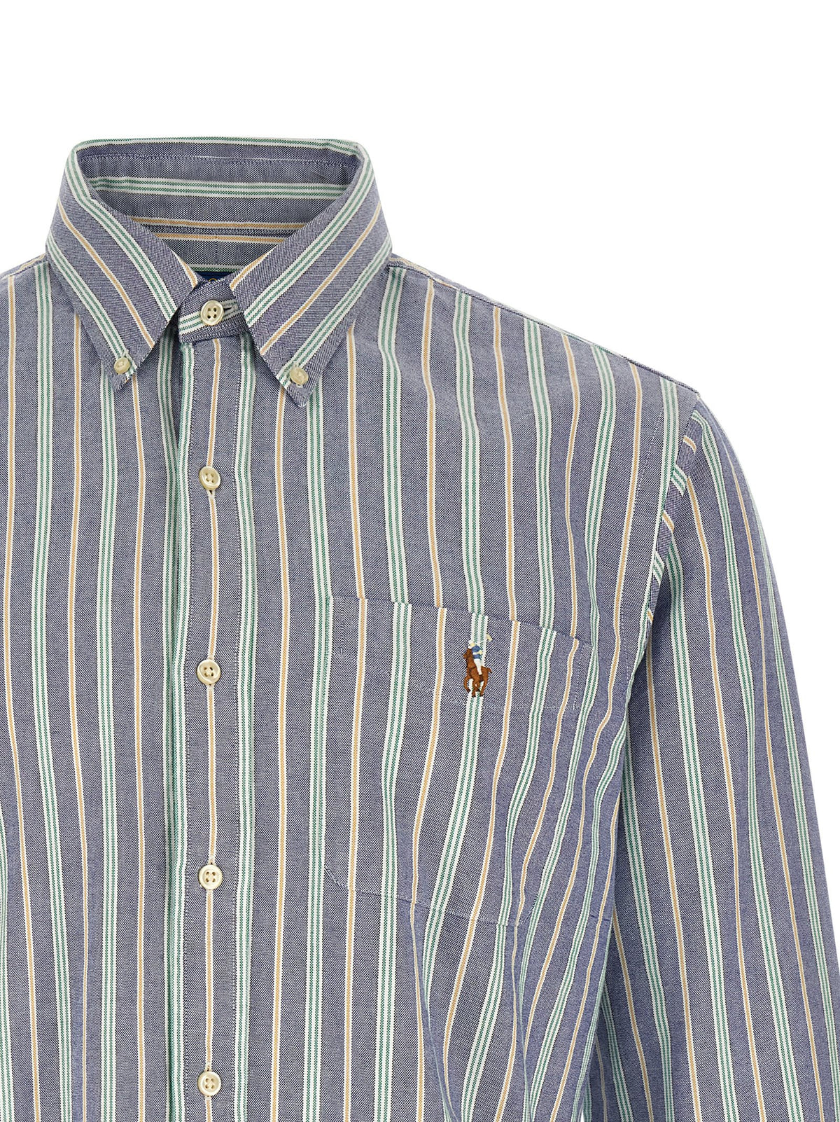 Polo Ralph Lauren Sport Oxford Shirt-Shirts-[Adult]-[Female]-2022 Online Blue Zone Planet