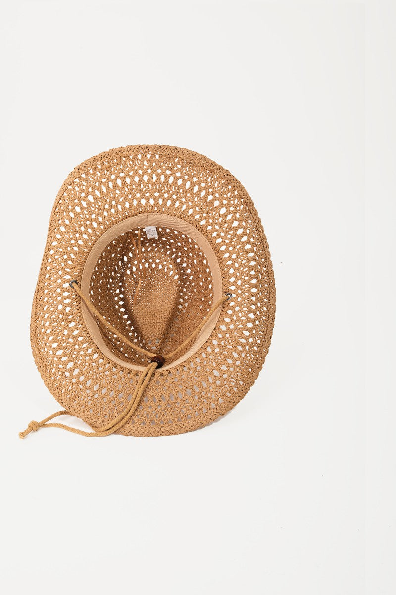 Fame Rope Strap Straw Braided Hat-HATS-[Adult]-[Female]-2022 Online Blue Zone Planet