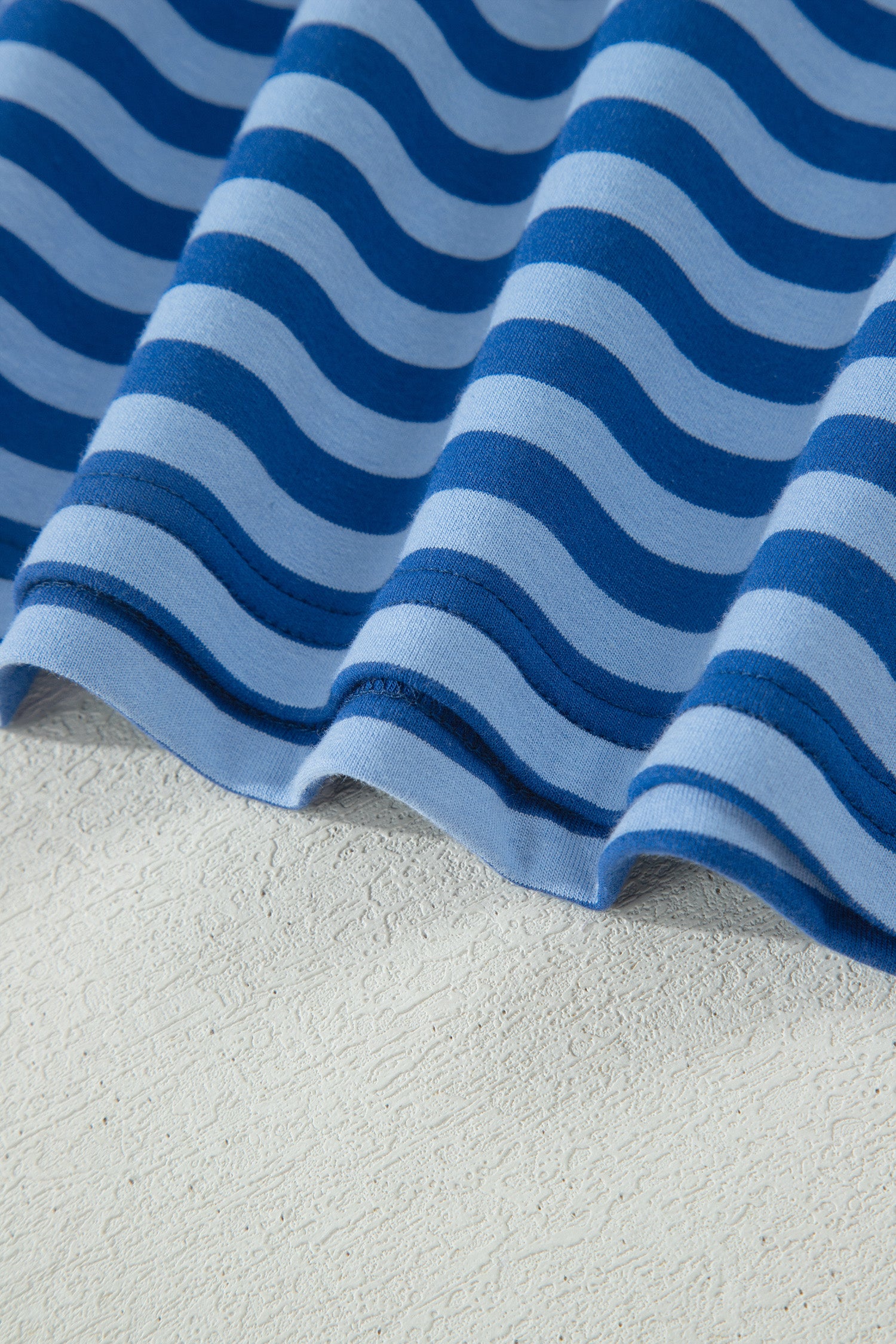 Green Stripe Striped Ribbed Cotton Two-Piece Pant Set with Chest Patch Detail-Two Piece Sets/Short Sets-[Adult]-[Female]-2022 Online Blue Zone Planet