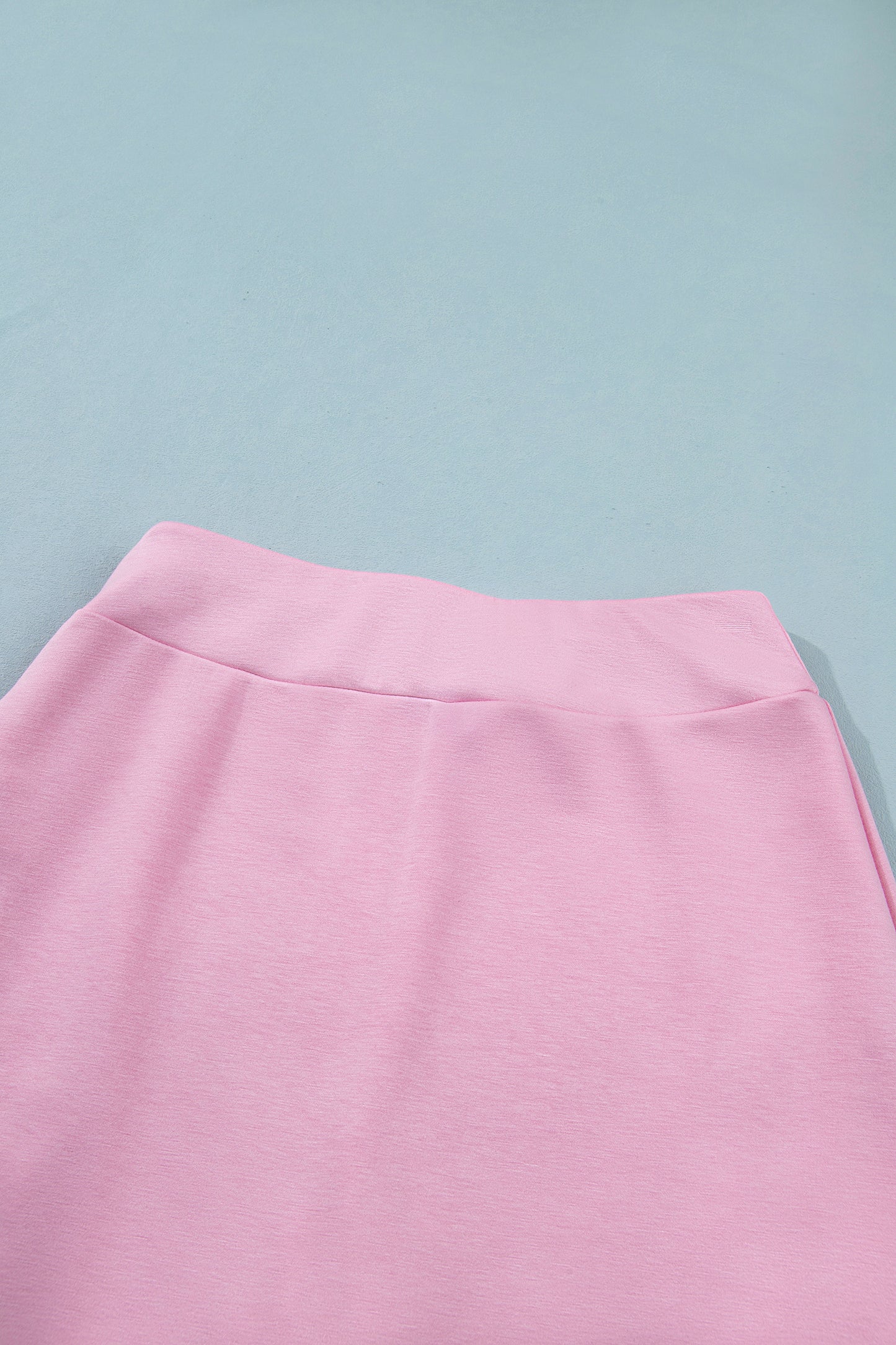 Light Grey Solid Color Sleeveless Zipper Tank and Skort Set-Two Piece Sets/Short Sets-[Adult]-[Female]-2022 Online Blue Zone Planet