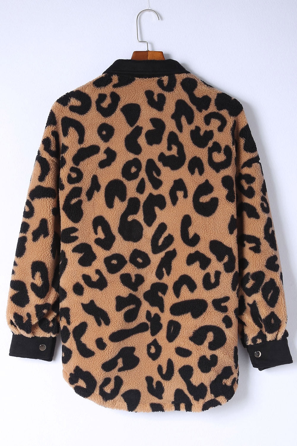 Leopard Button Up Long Sleeve Jacket-TOPS / DRESSES-[Adult]-[Female]-2022 Online Blue Zone Planet