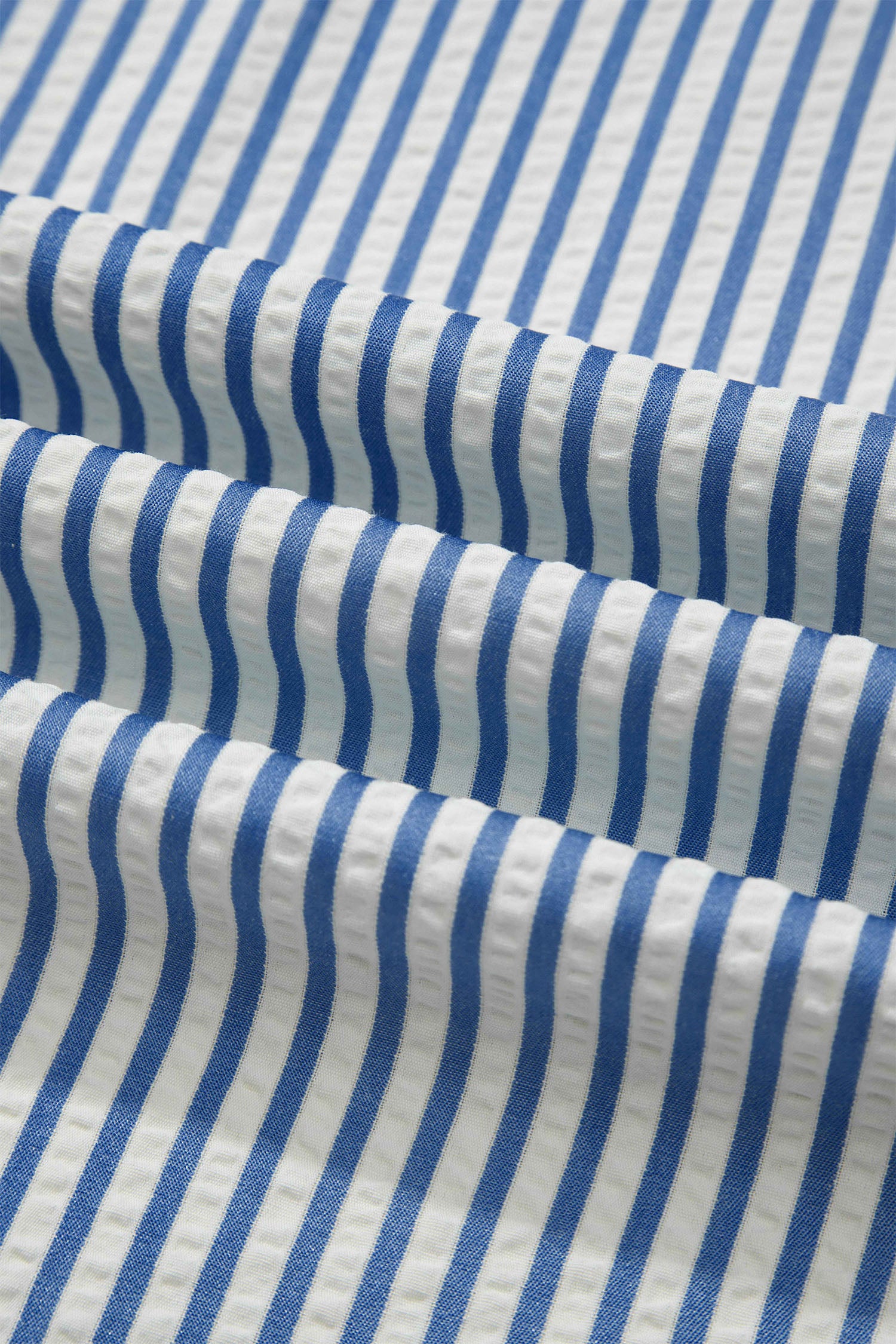 Blue Stripe Drawstring Elastic Waist Ankle Length Shift Pants-Bottoms/Pants & Culotte-[Adult]-[Female]-2022 Online Blue Zone Planet