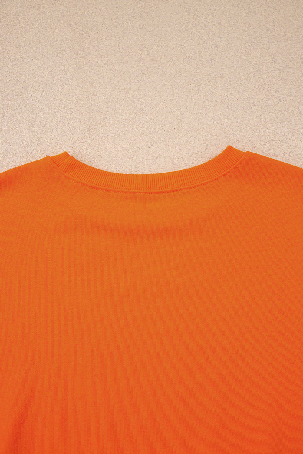 Orange Varsity Stripe Detail Drop Shoulder Pullover Mini Skirt Set-Two Piece Sets/Two Piece Dresses-[Adult]-[Female]-2022 Online Blue Zone Planet