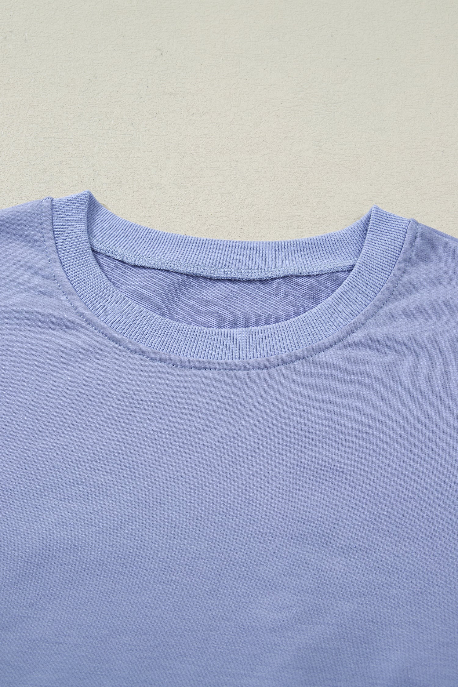 Beau Blue Flounce Long Sleeve Top Drawstring Pants Contrast Velvet Bow Knot 2pcs Lounge Set-Loungewear & Sleepwear/Loungewear-[Adult]-[Female]-2022 Online Blue Zone Planet