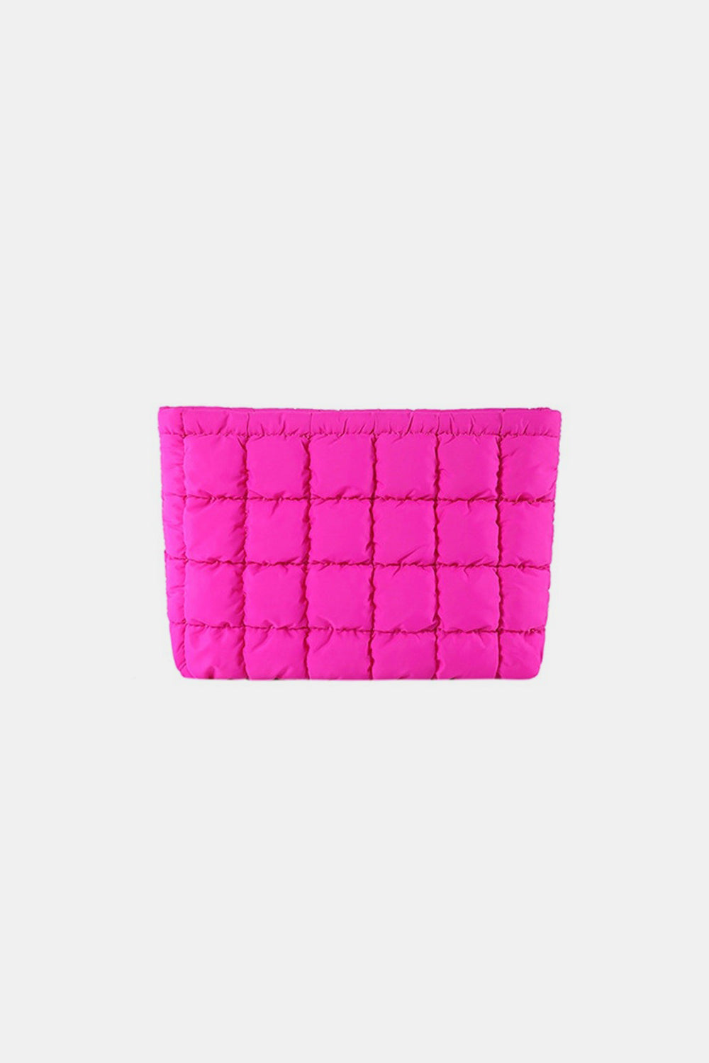 Zenana Quilted Puffy Pouch Clutch Bag-HANDBAGS-[Adult]-[Female]-2022 Online Blue Zone Planet