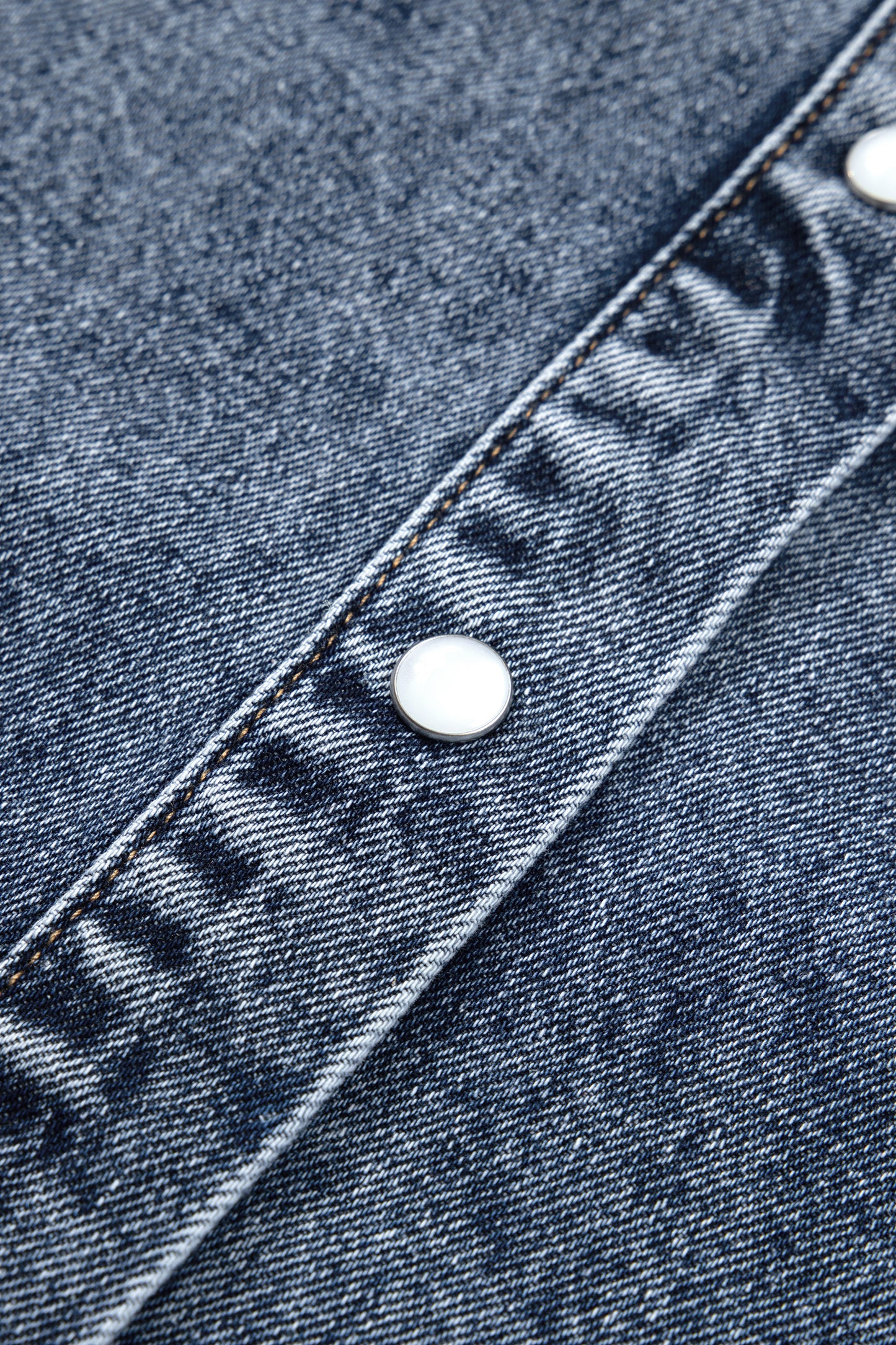 Ashleigh Blue Solid Denim Button Front Pocket Sleeveless Cowboy Vest-Outerwear/Vests-[Adult]-[Female]-2022 Online Blue Zone Planet