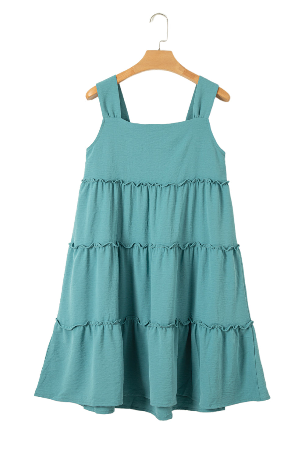 Skobeloff Frilled Tiered Sleeveless Flowy Dress-TOPS / DRESSES-[Adult]-[Female]-2022 Online Blue Zone Planet