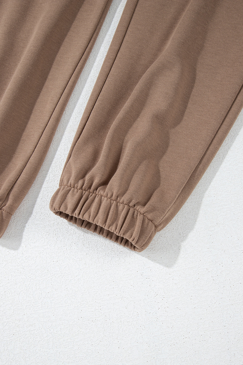 Blue Zone Planet | Brown Stripe Striped Drop Shoulder Pullover And Jogger Pants Set-Two Piece Sets/Pant Sets-[Adult]-[Female]-2022 Online Blue Zone Planet