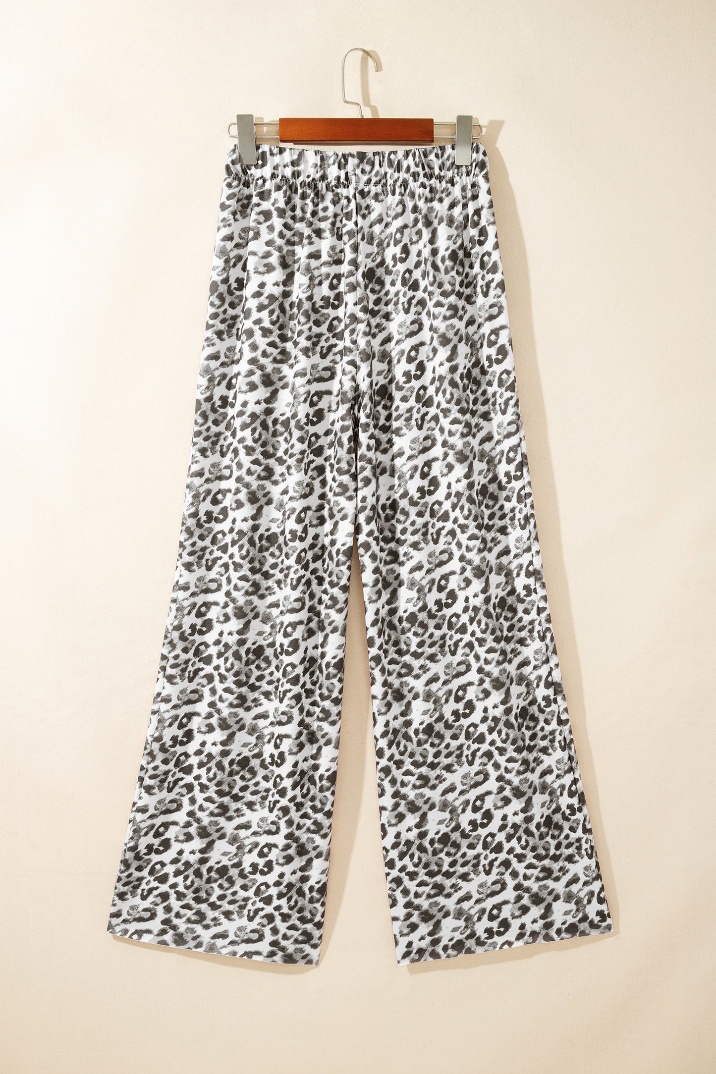 Multicolour Leopard Print Wide Leg Full Length Pants-Bottoms/Pants & Culotte-[Adult]-[Female]-2022 Online Blue Zone Planet