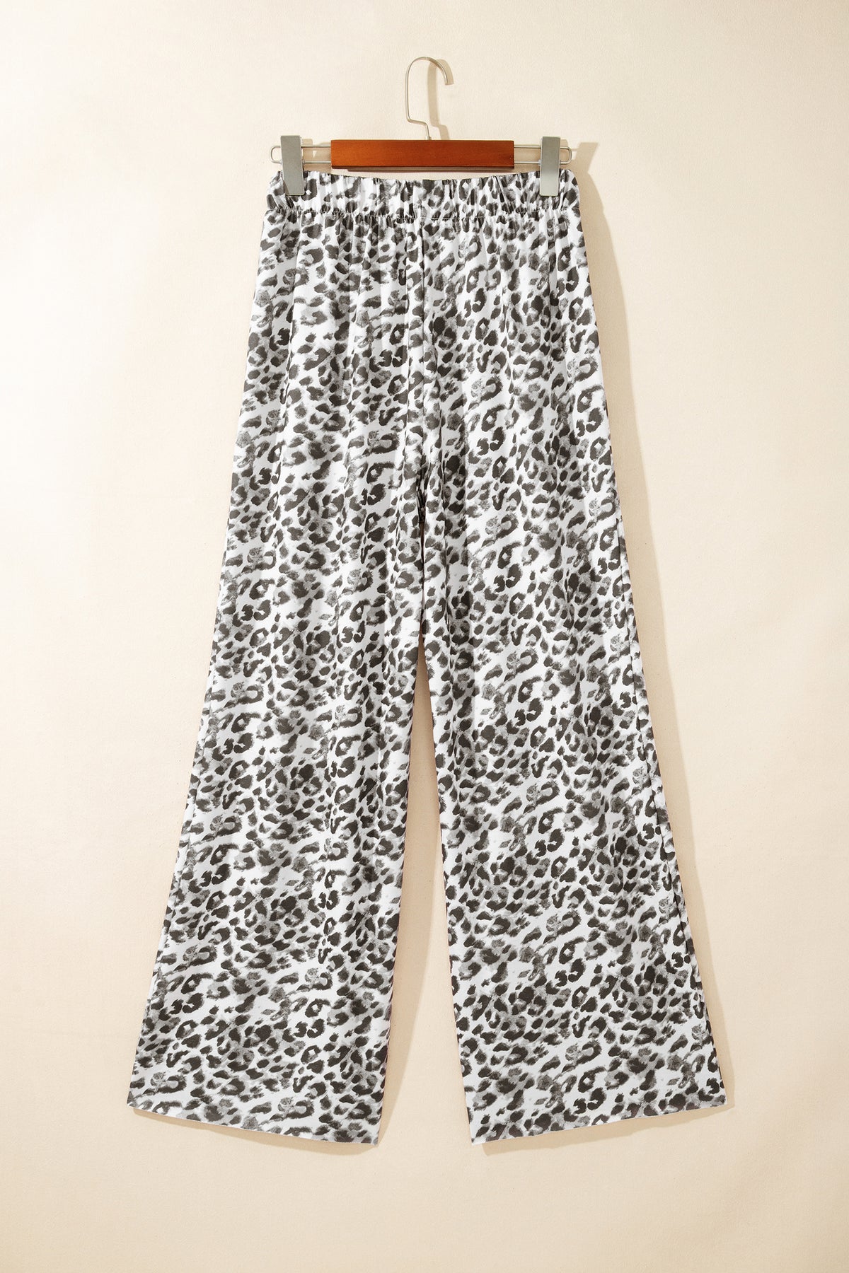 Multicolour Leopard Print Wide Leg Full Length Pants-Bottoms/Pants & Culotte-[Adult]-[Female]-2022 Online Blue Zone Planet