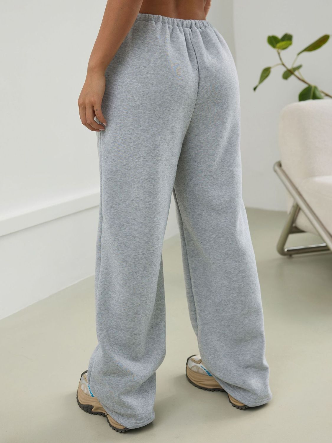 Drawstring Wide Leg Pants-BOTTOM SIZES SMALL MEDIUM LARGE-[Adult]-[Female]-2022 Online Blue Zone Planet