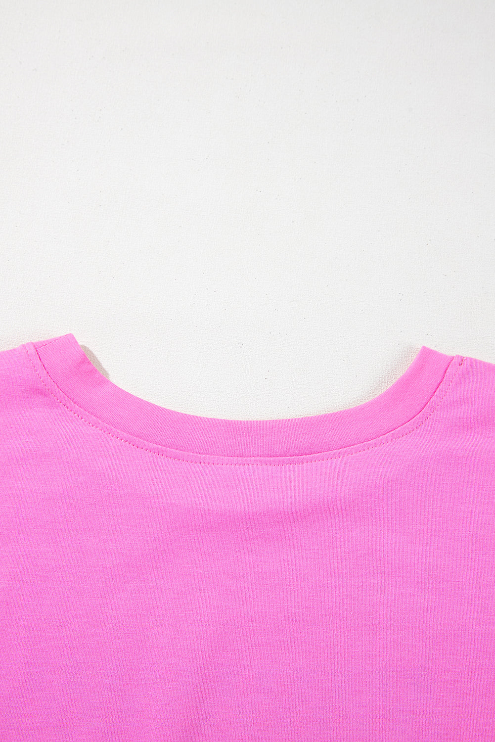 Bright Pink Checkered MAMA Letter Print Plus Size T Shirt-Plus Size Tops-[Adult]-[Female]-2022 Online Blue Zone Planet