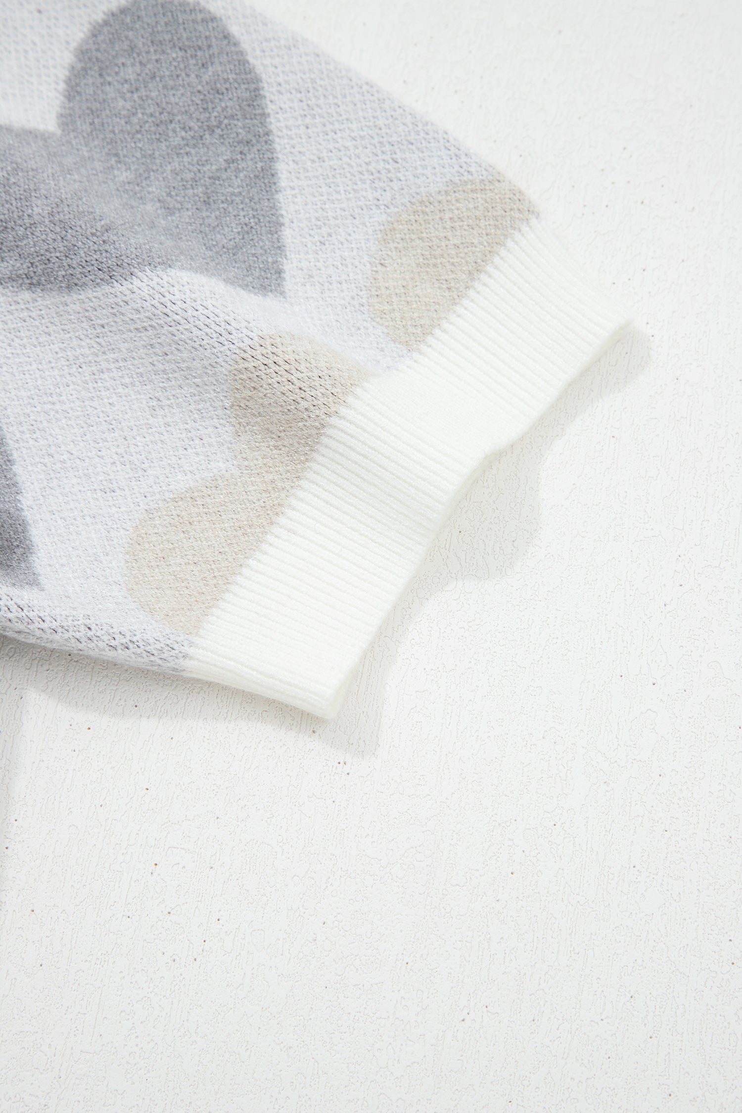White Valentine Heart Short Sleeve Sweater-TOPS / DRESSES-[Adult]-[Female]-2022 Online Blue Zone Planet