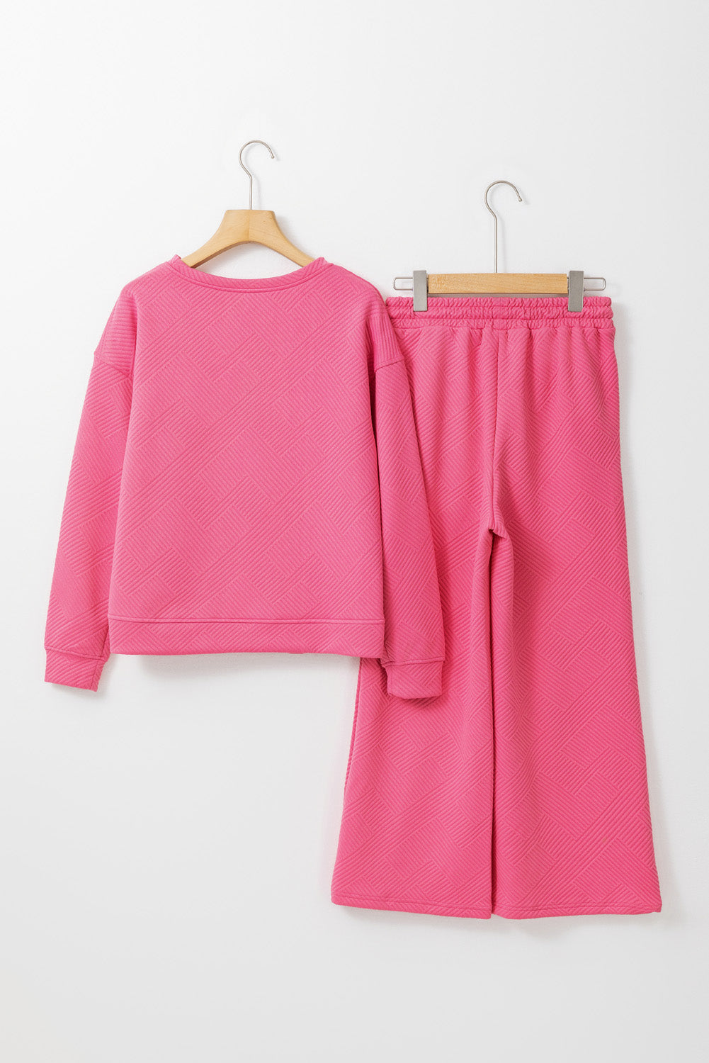 Myosotis Ultra Loose Textured 2pcs Slouchy Outfit
