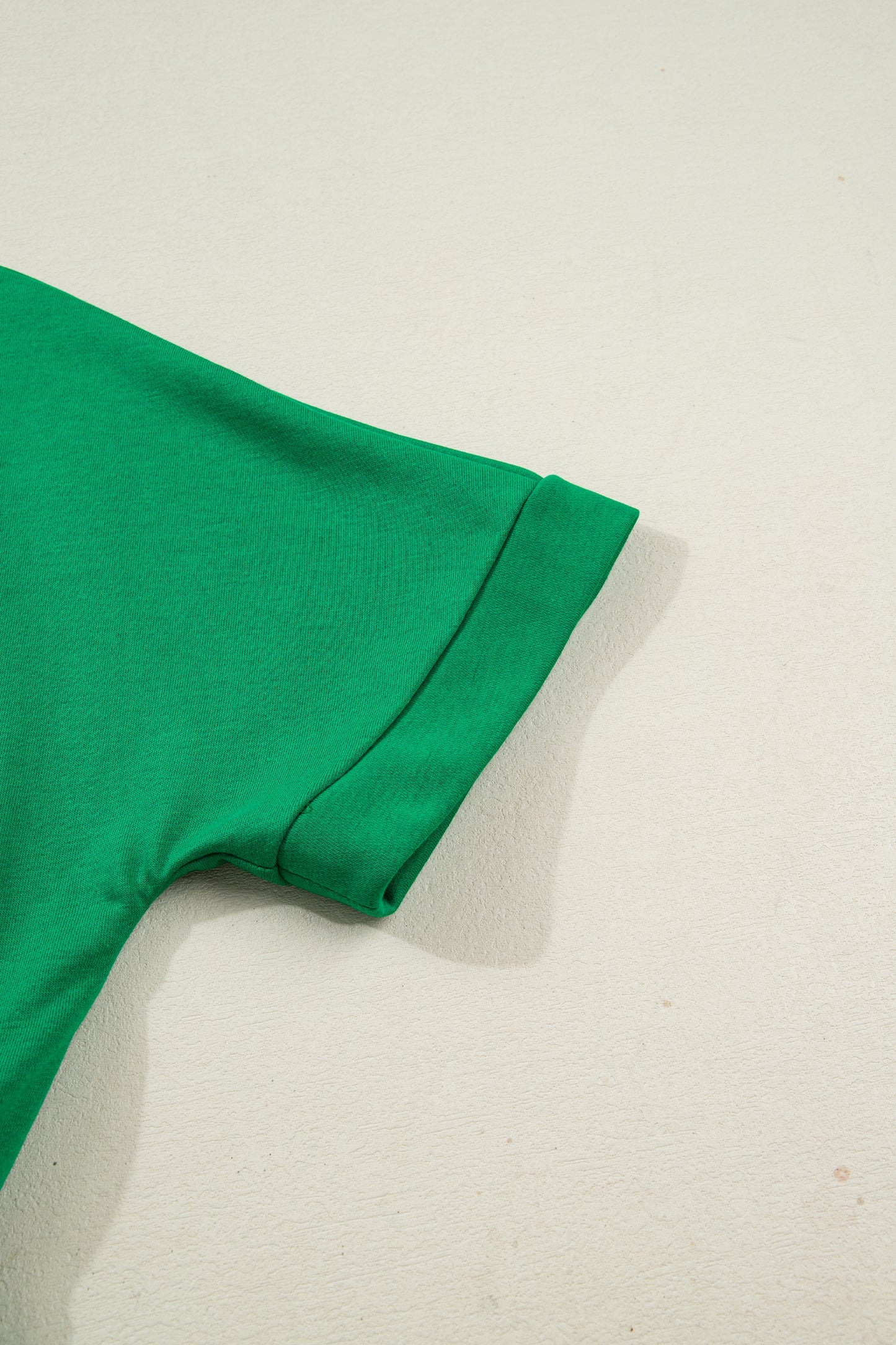 Bright Green Contrast Patchwork Half Zip Elastic Waist Short Sleeve Mini Dress-Dresses/Mini Dresses-[Adult]-[Female]-2022 Online Blue Zone Planet